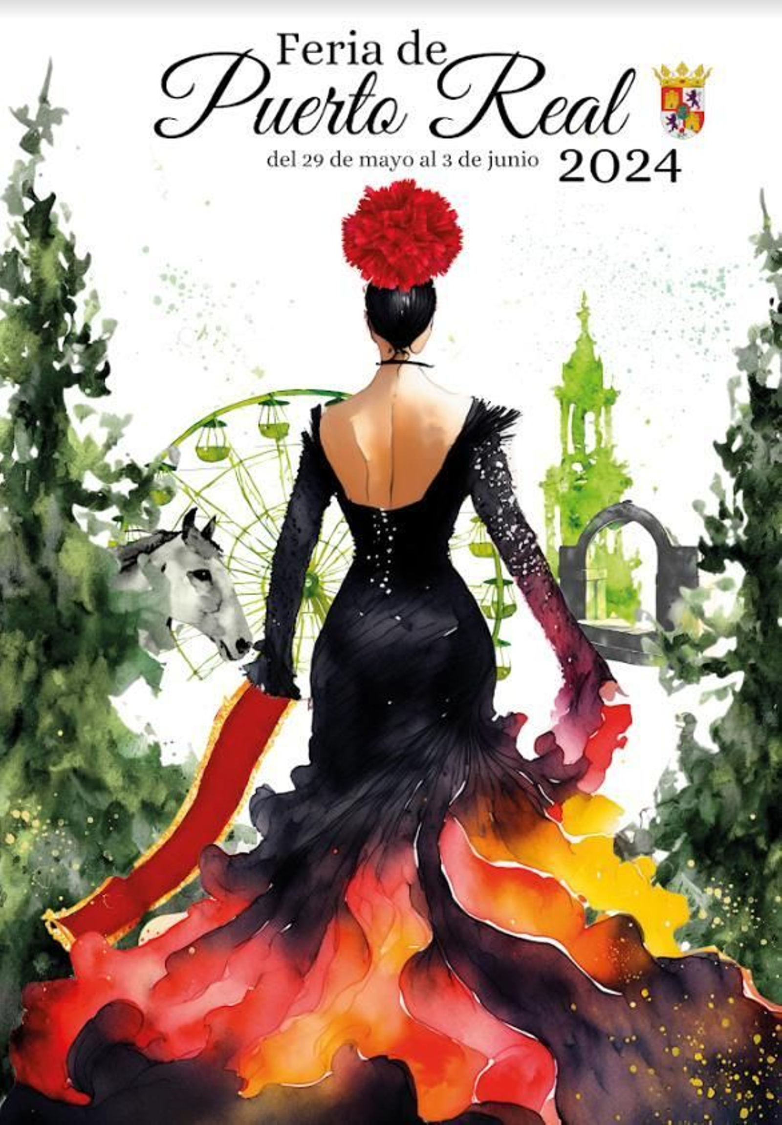 2024. La obra Ave Fénix anuncia la Feria de Puerto Real 2024