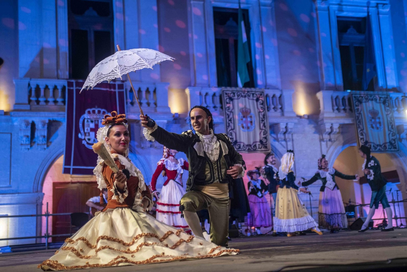 Grupo de Coros y Danzas Francisco de Goya de Madrid.