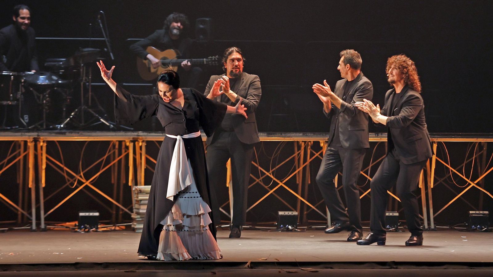 Un momento de 'Olvidadas', en su presentación en el Festival de Jerez.
