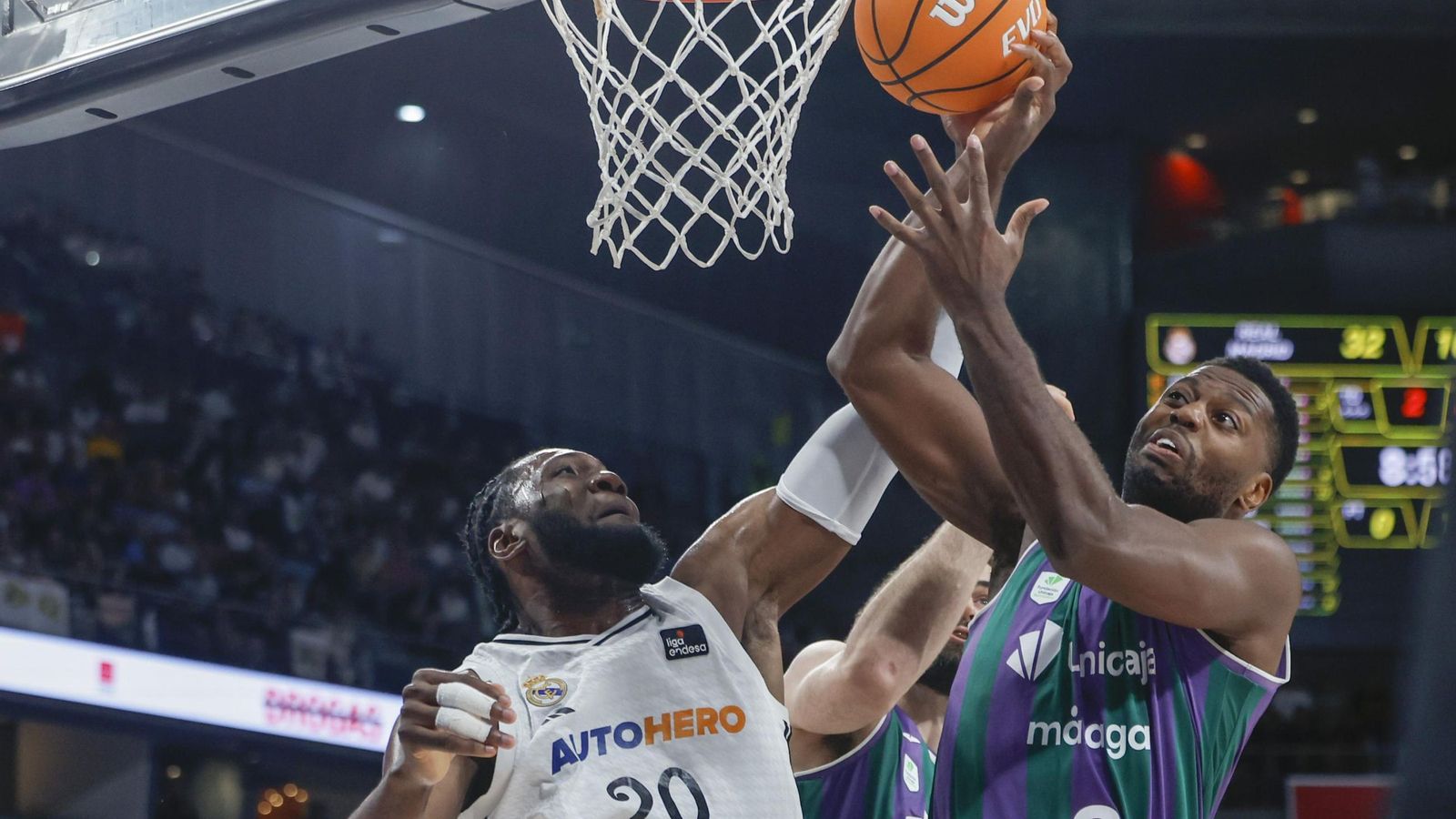 El Real Madrid-Unicaja, en fotos