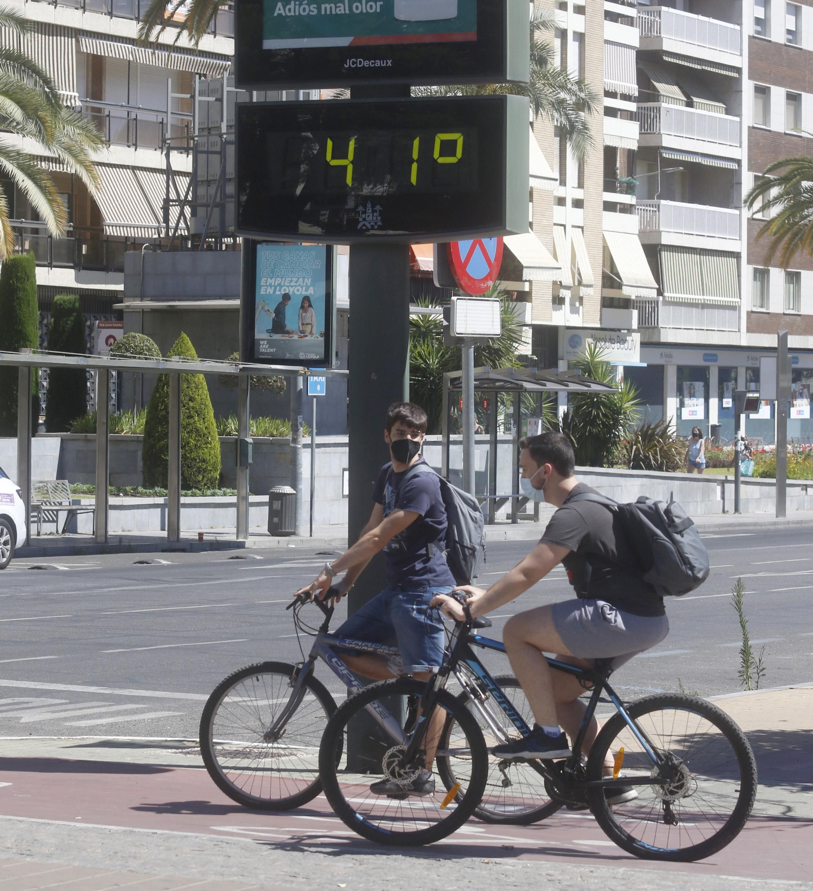 Las imágenes de una tarde cerca de los 40 grados de temperatura en Córdoba