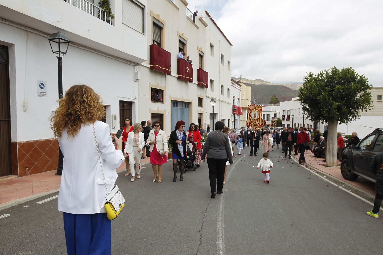 Fotogalería de la Procesión a la Ermita del Cerro de San Blas. Fiestas de Canjáyar.