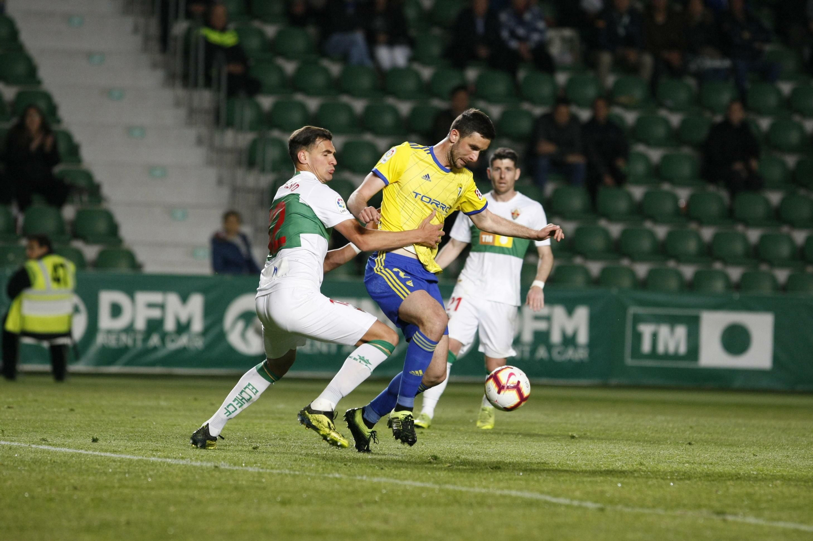 Kecojevic jugó buen parte del segundo tiempo en Elche como delantero centro.