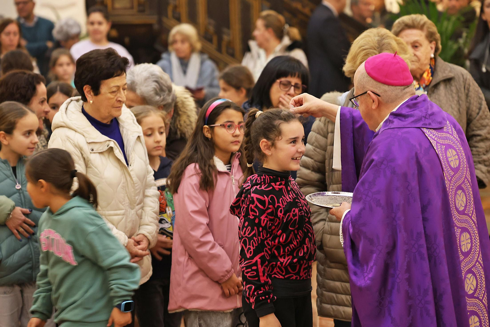 Imágenes de la Imposición de Cenizas en La Merced