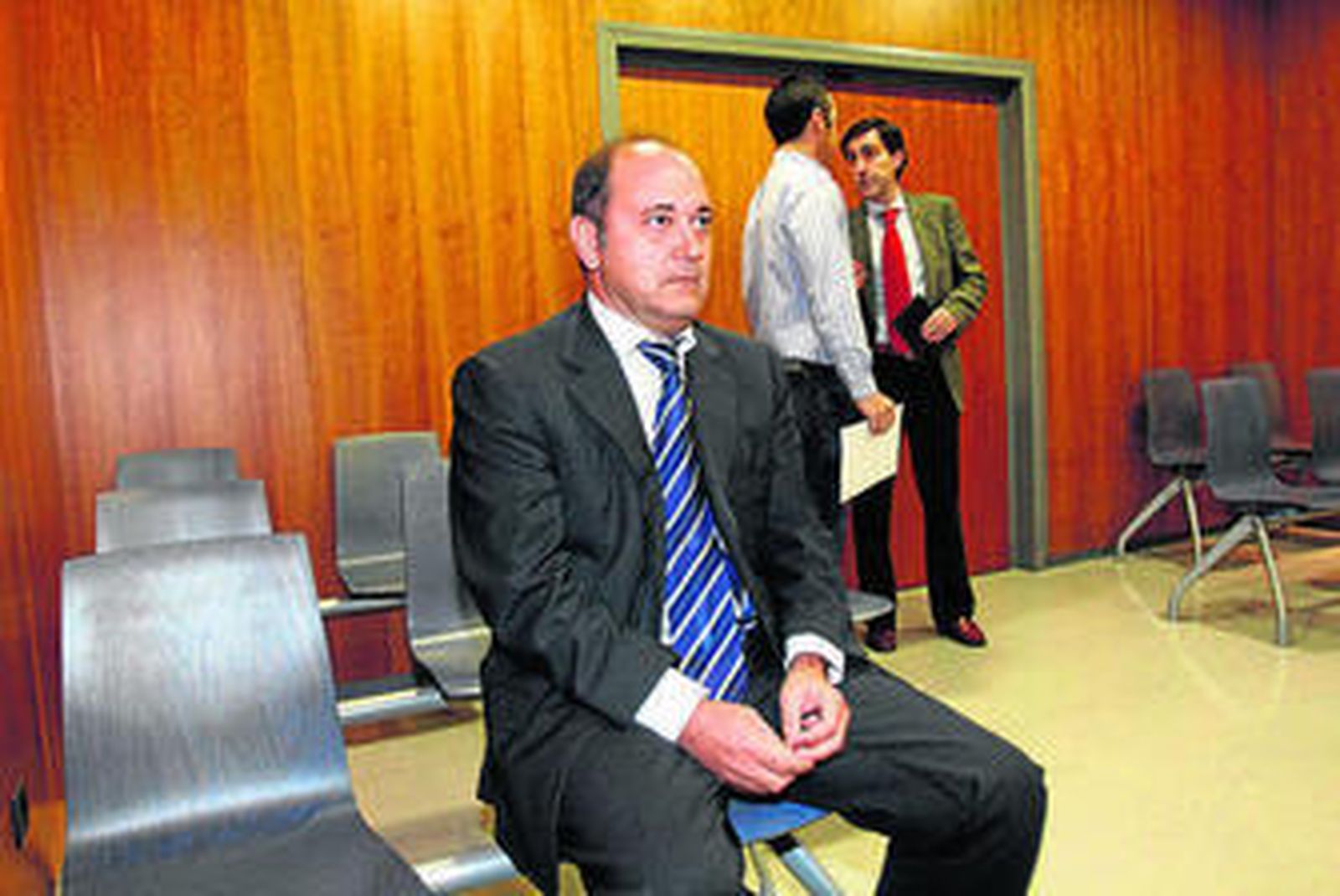 Jesús Ruiz en la vista para el archivo del proceso concursal, en 2009.