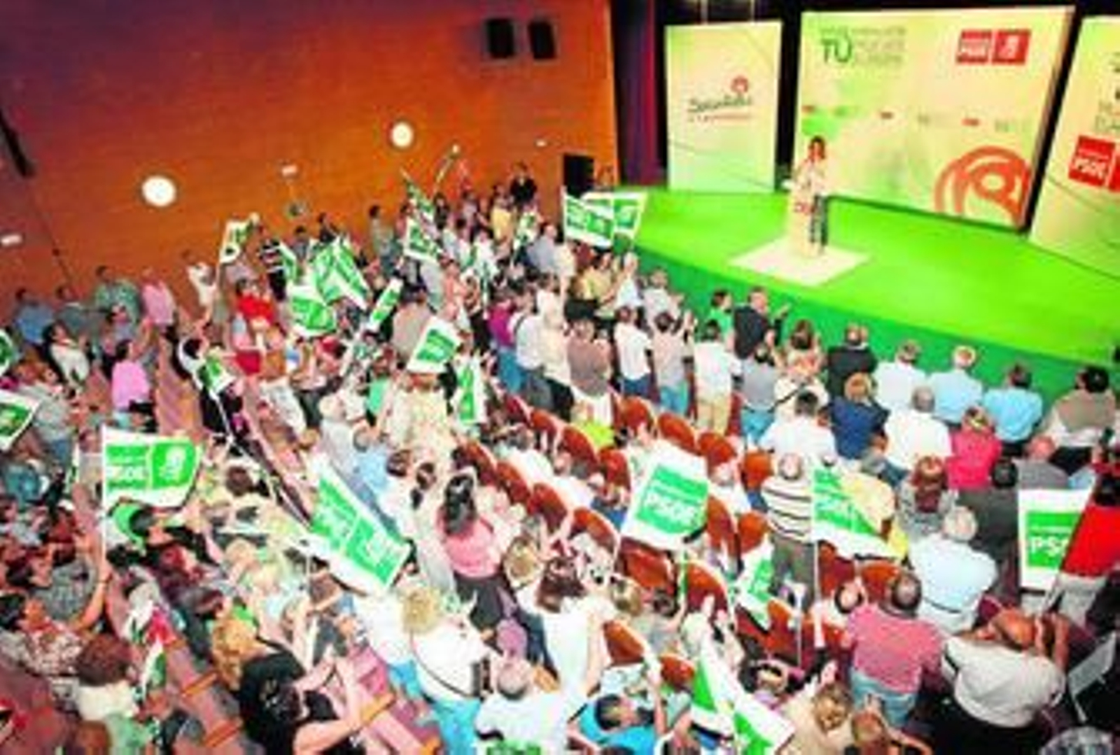Susana Díaz, durante su intervención.