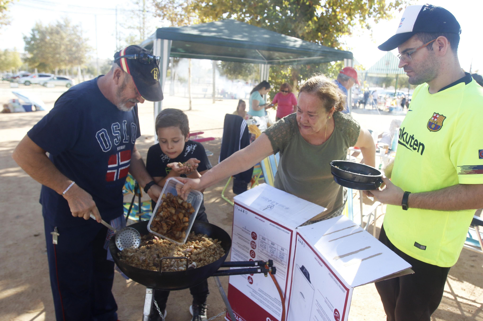 Los peroles por San Rafael, en fotografías