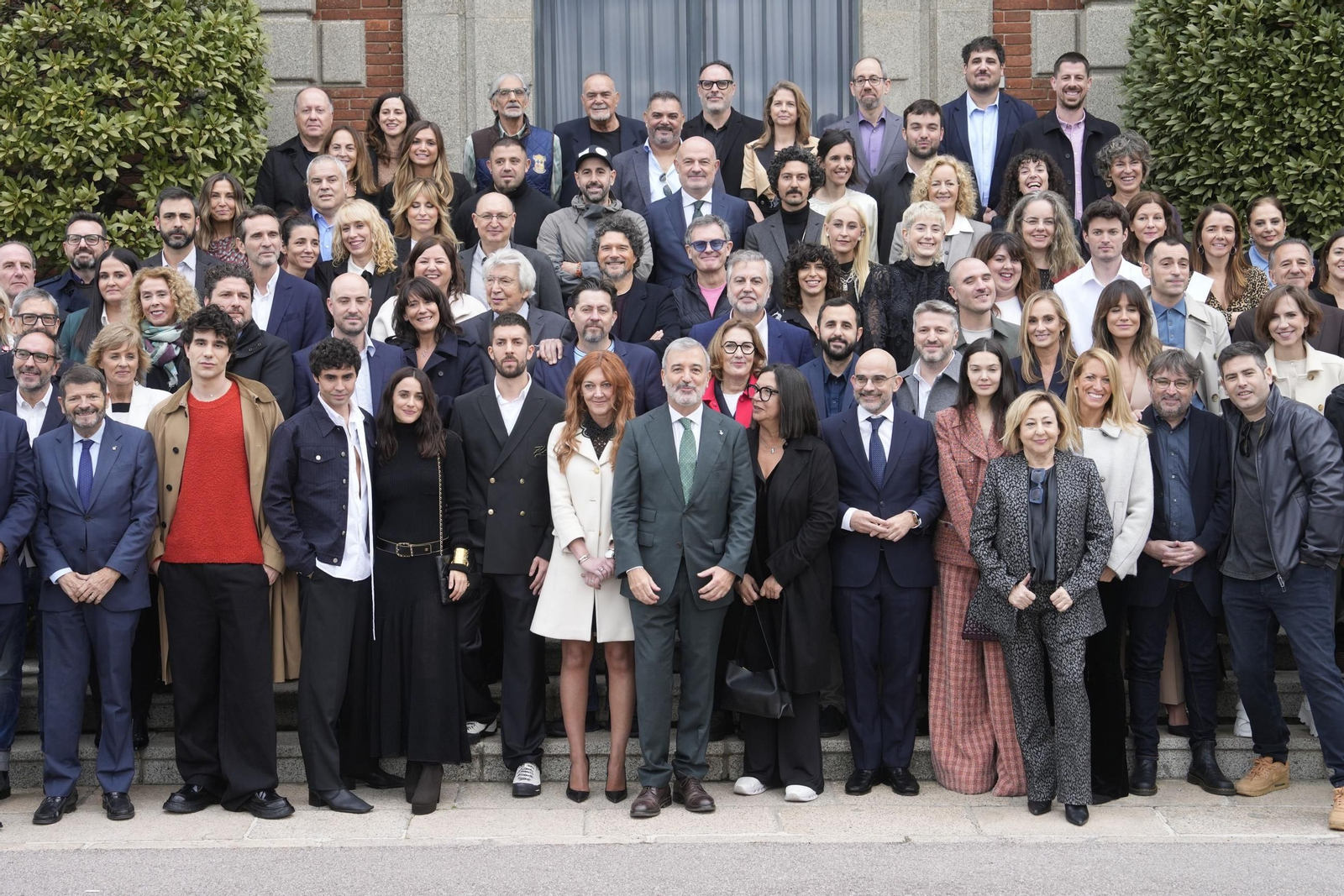 Foto de familia de los premiados en los Ondas 2024