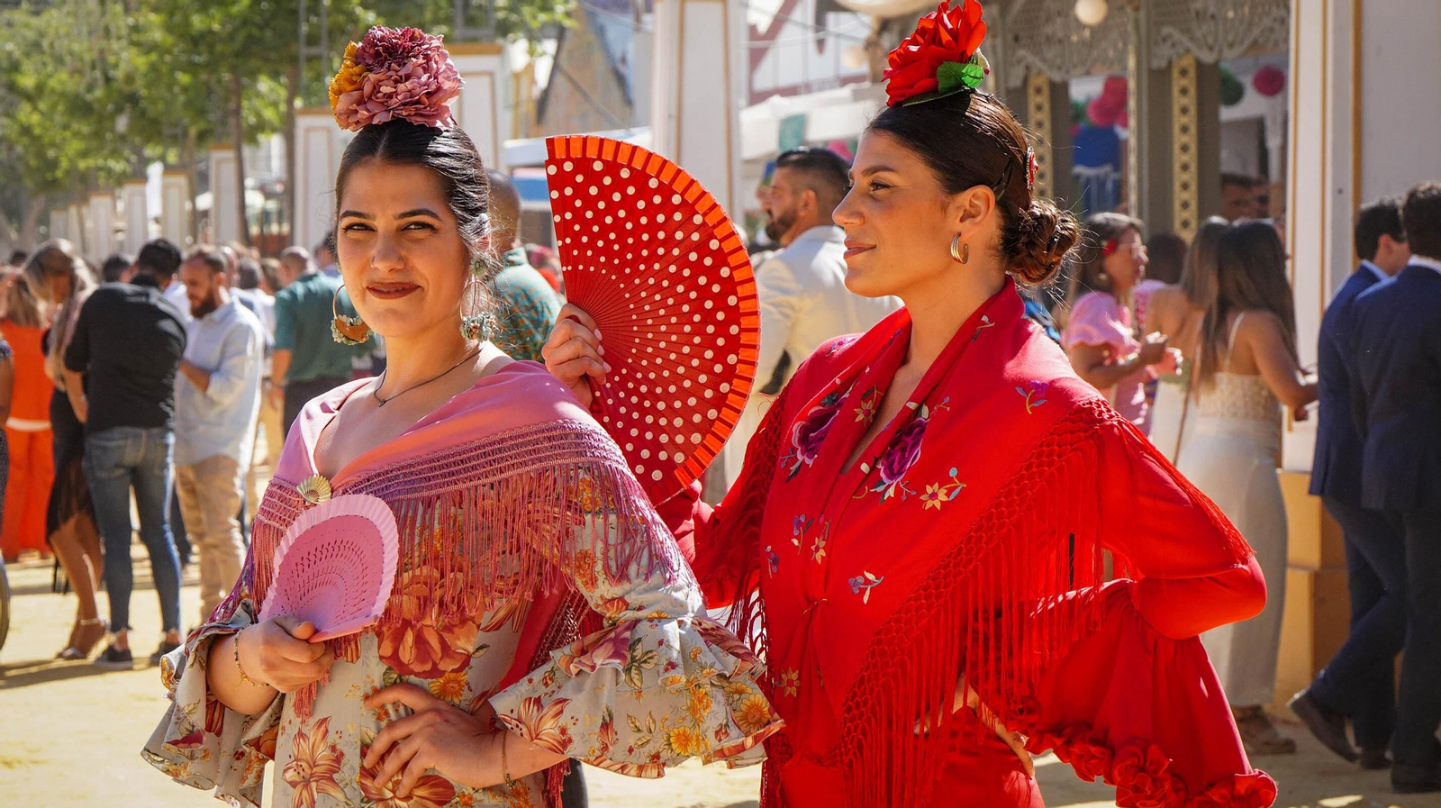 Dos jóvenes, en la Feria de la pasada edición.