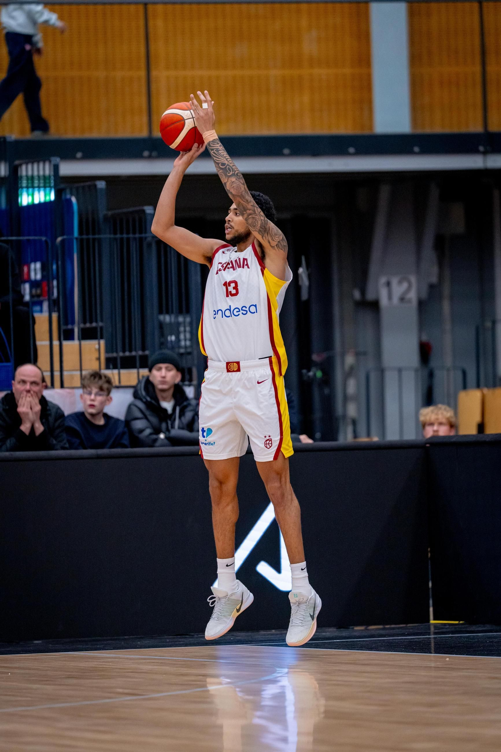 Las mejores fotos del Dinamarca-España de baloncesto