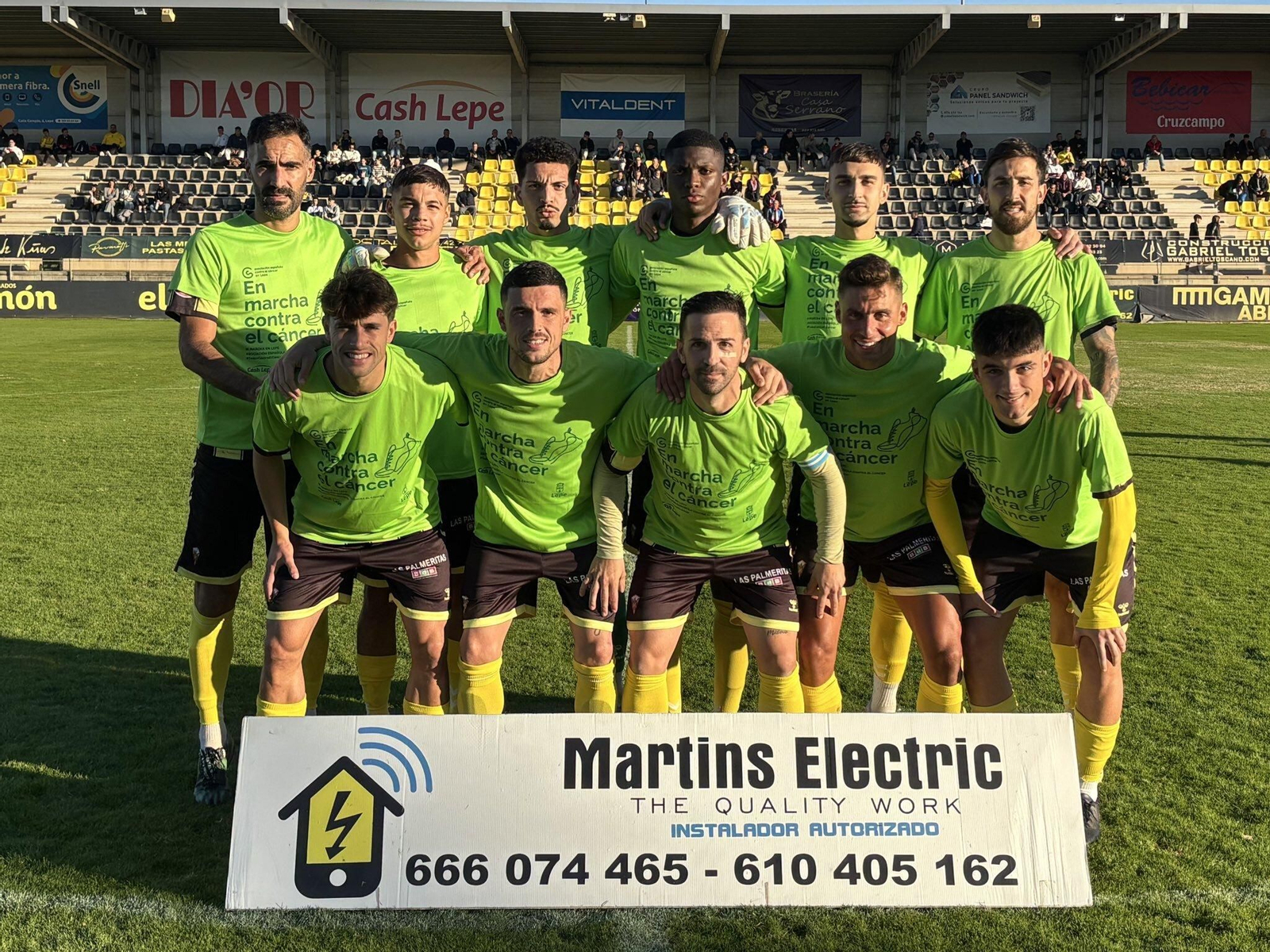 Once del San Roque de Lepe ante el Utrera.