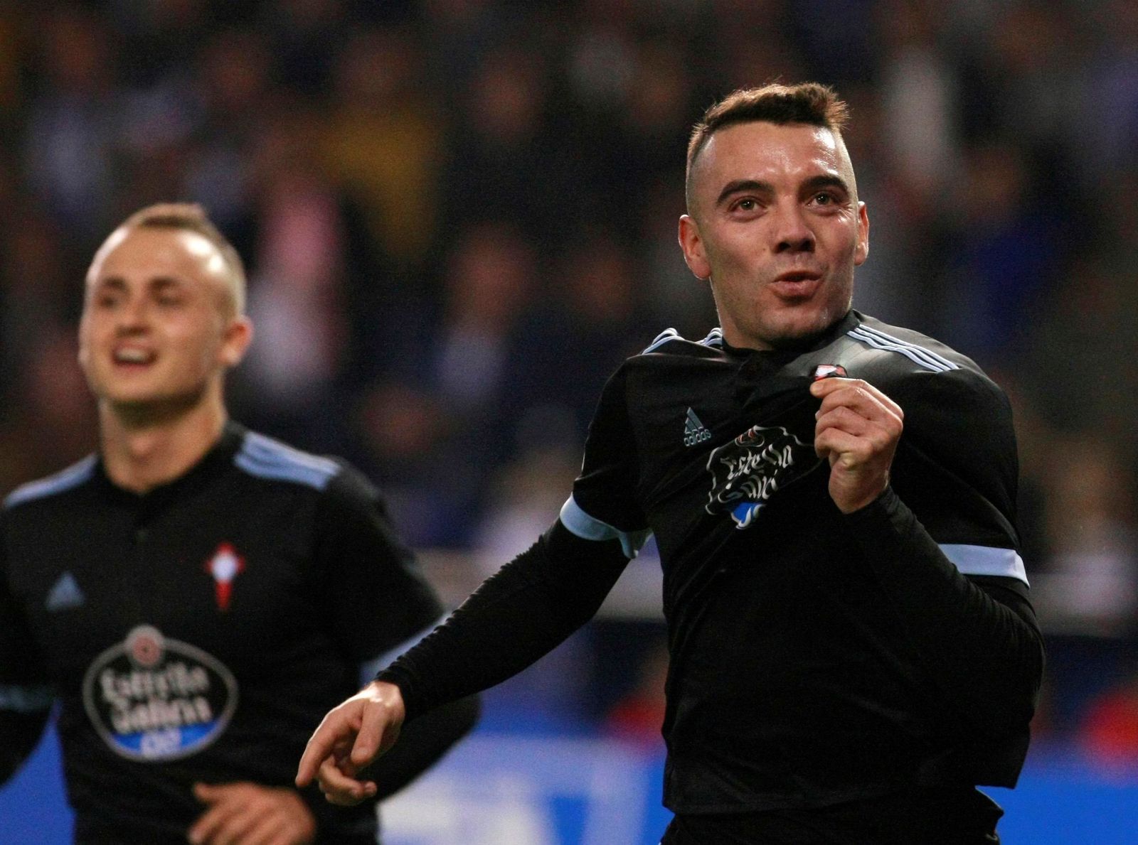 Iago Aspas acaba de marcar el segundo gol del Celta.
