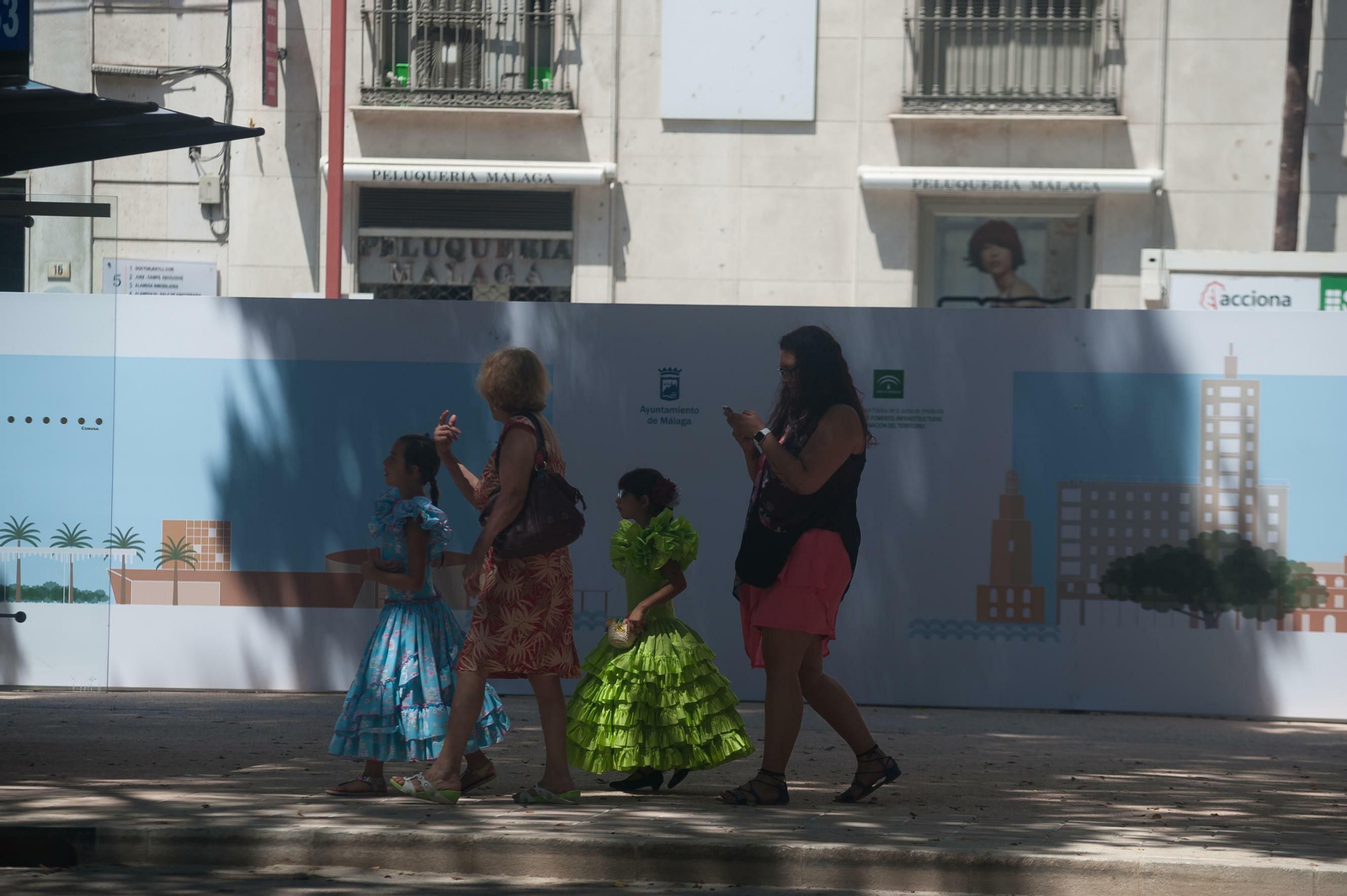 El primer día de la Feria de Málaga en el Centro, en fotos