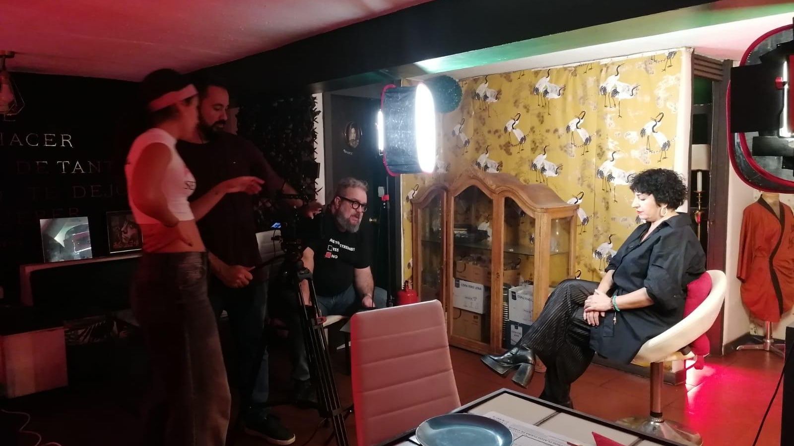 Rodaje del documental de Fruto Previo Rodaje del documental de Fruto Previo