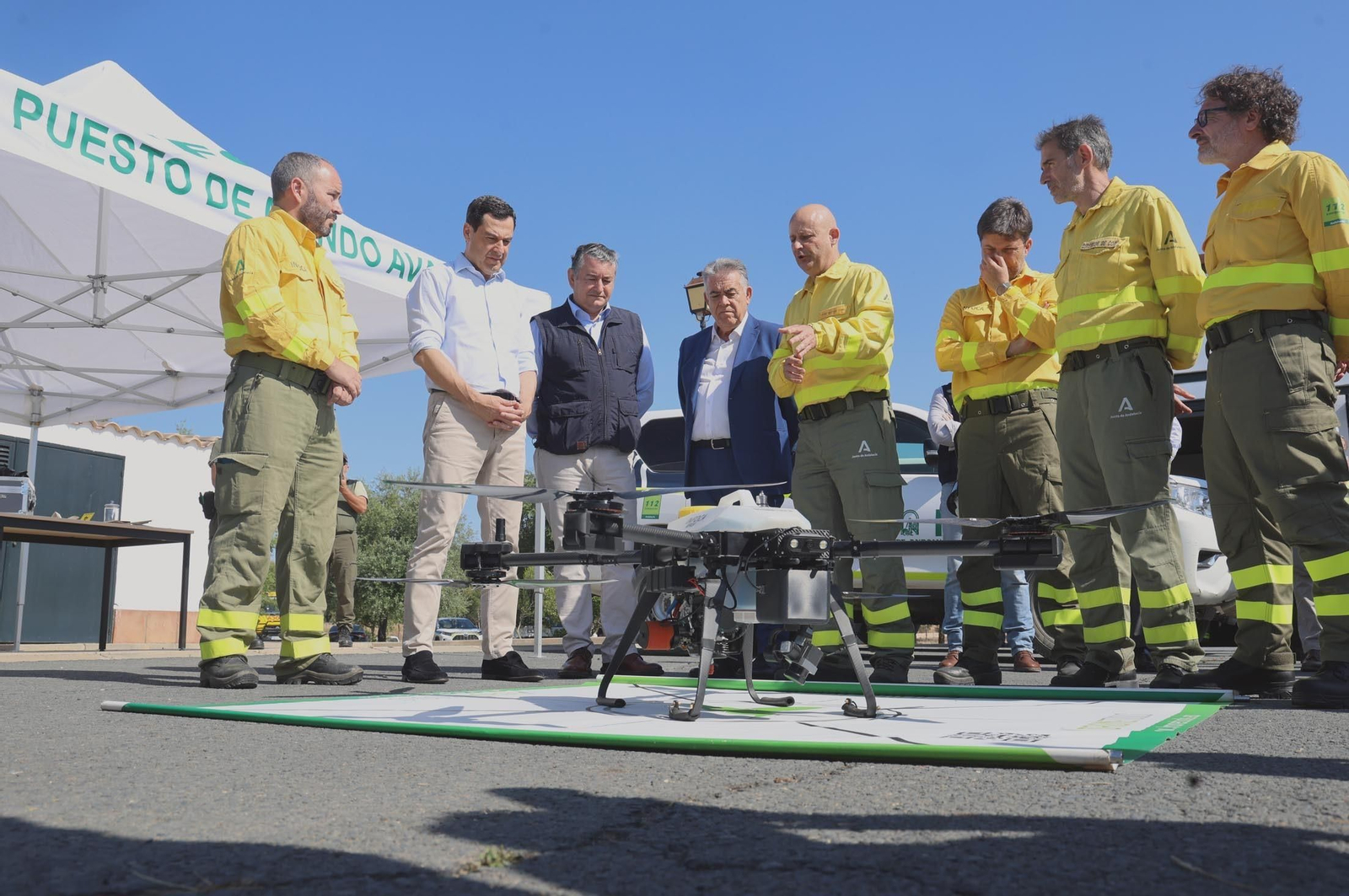 Imágenes de la presentación del Plan Infoca 2024 de prevención de incendios forestales
