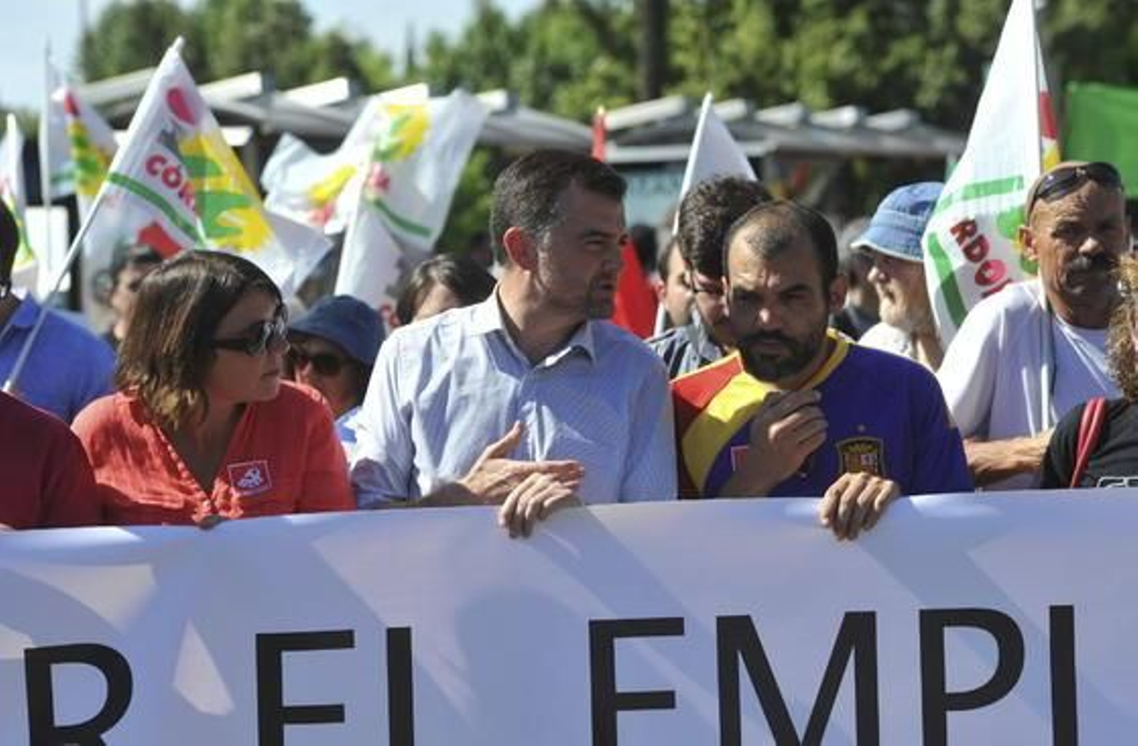 Manifestación del Primero de Mayo en Córdoba.

Foto: EFE