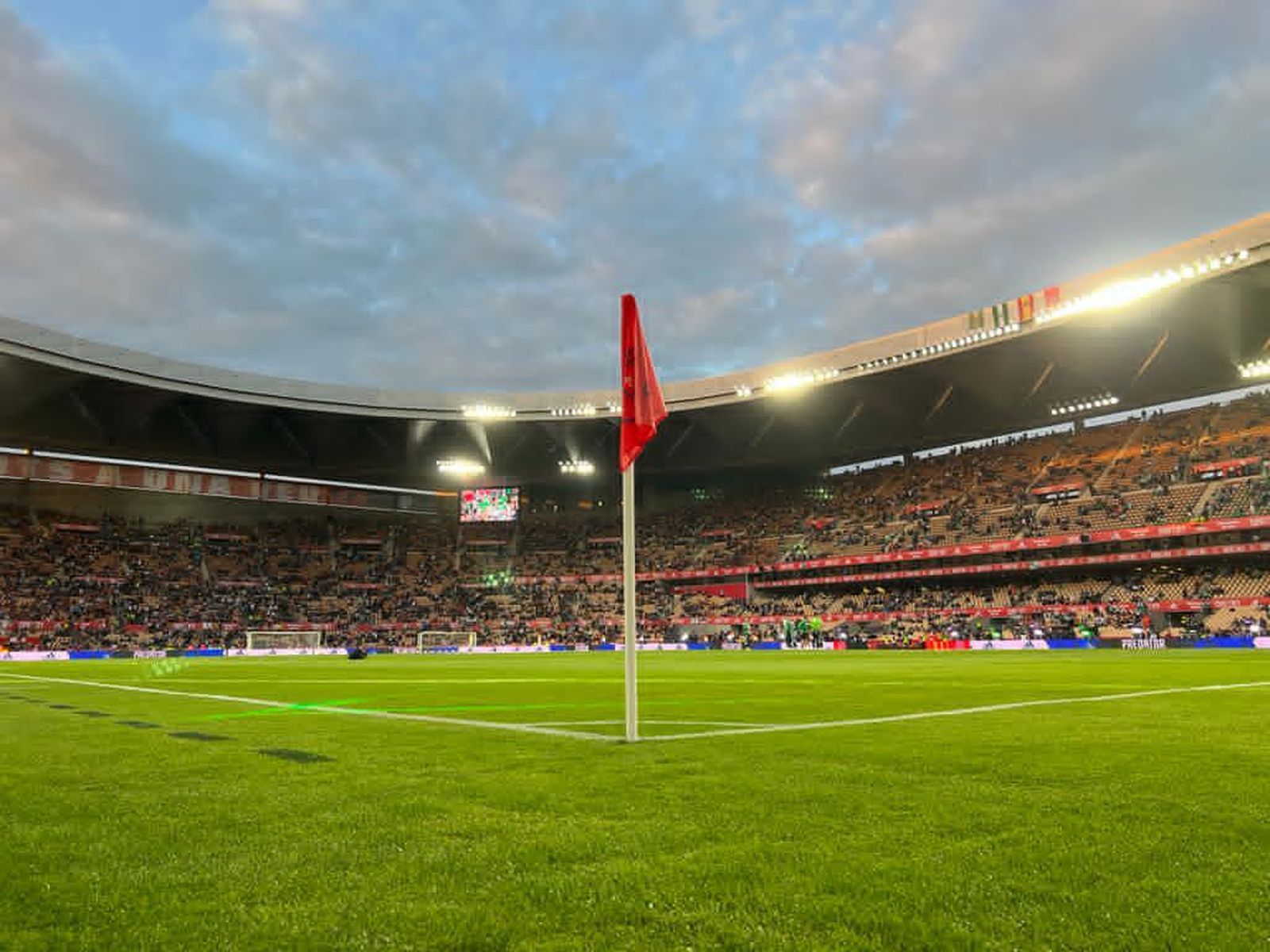 Imagen panorámica del Estadio de La Cartuja.