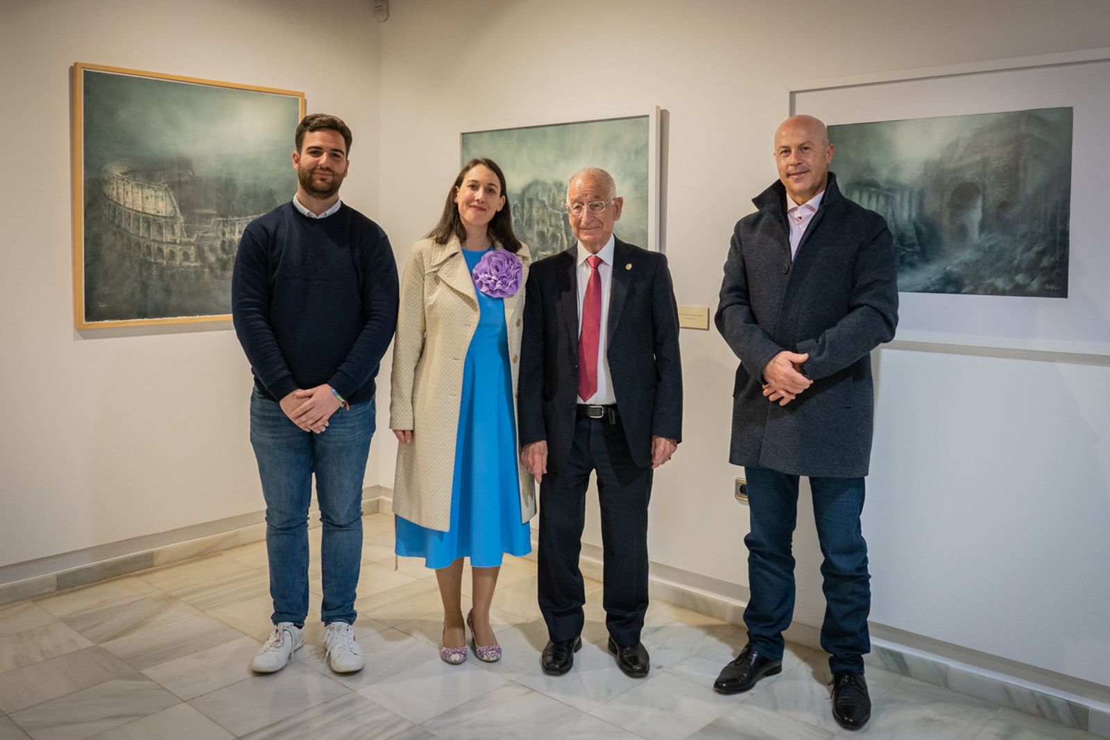 Juan Carlos Muyor, Sarah Thomas, Gabriel Amat y Antonio López.