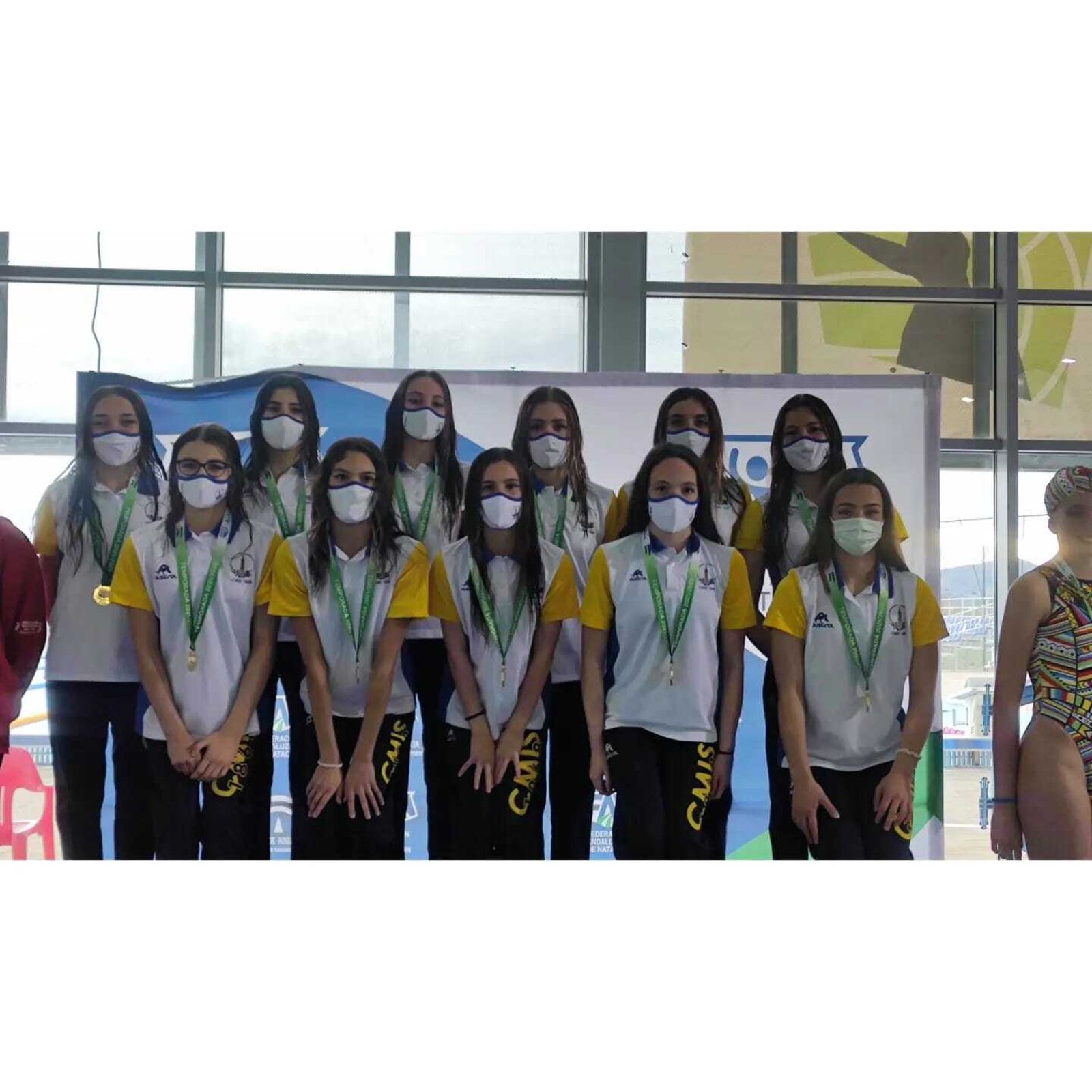 El equipo del Mercantil infantil, que se proclamó campeón de Andalucía.