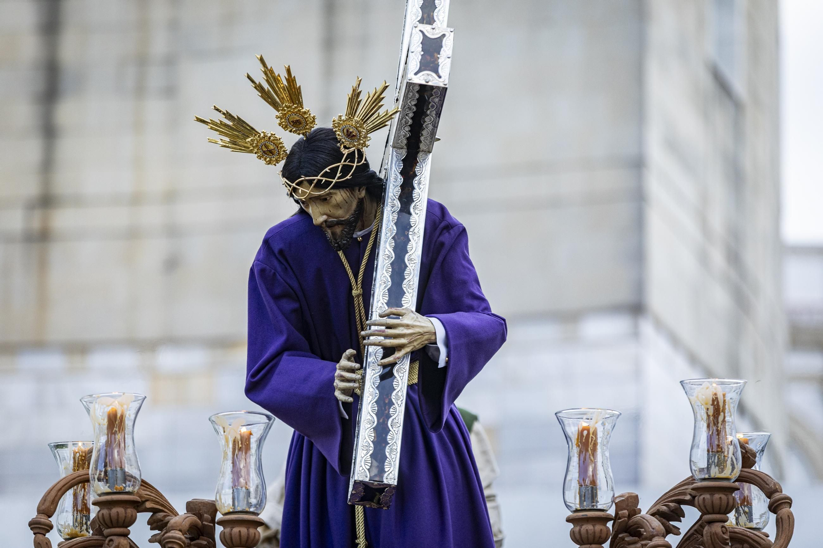 Las imágenes de Afligidos de El Puerto en el Lunes Santo de la Semana Santa 2025