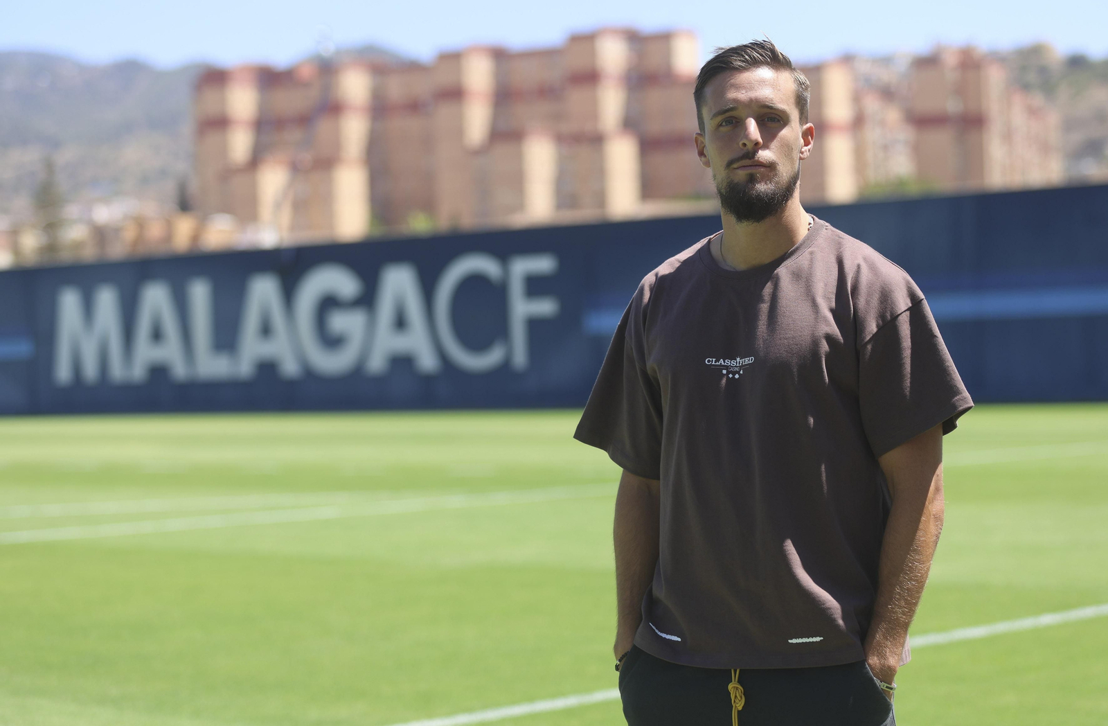 Las imágenes de la entrevista a Genaro Rodríguez, jugador del Málaga
