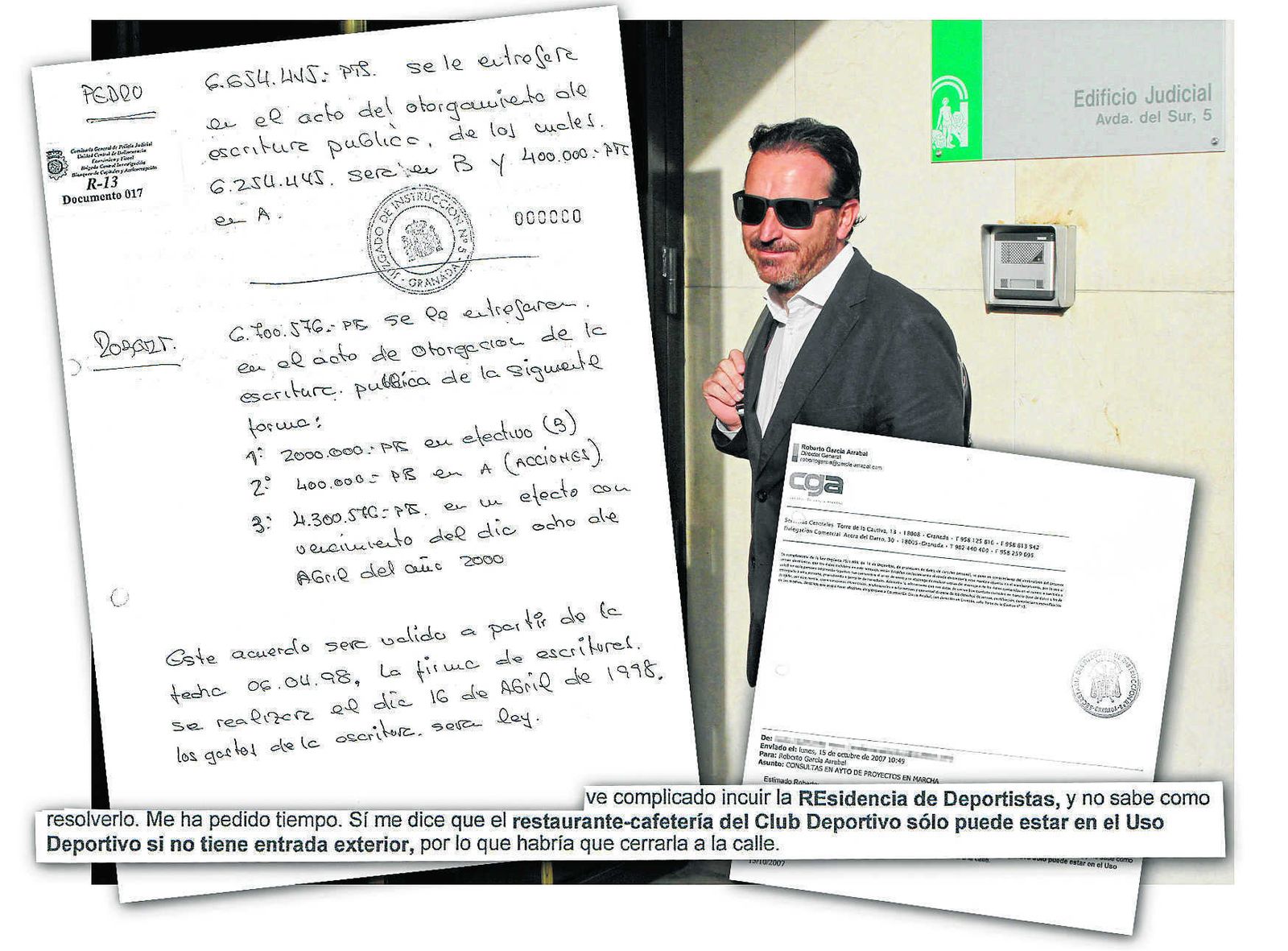 Los registros revelan que Arrabal tenía caja B y recibió "trato de favor"Vendió su negocio a una sociedad creada 9 días antes en Luxemburgo