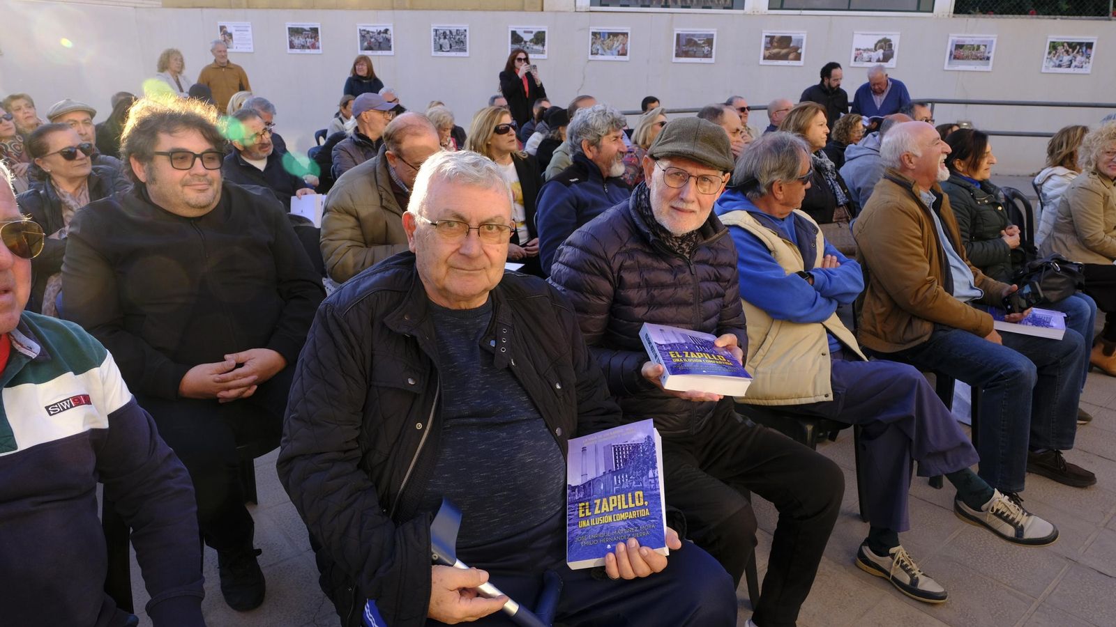 José Luis Aguilar no quiso perderse la presentación del libro.