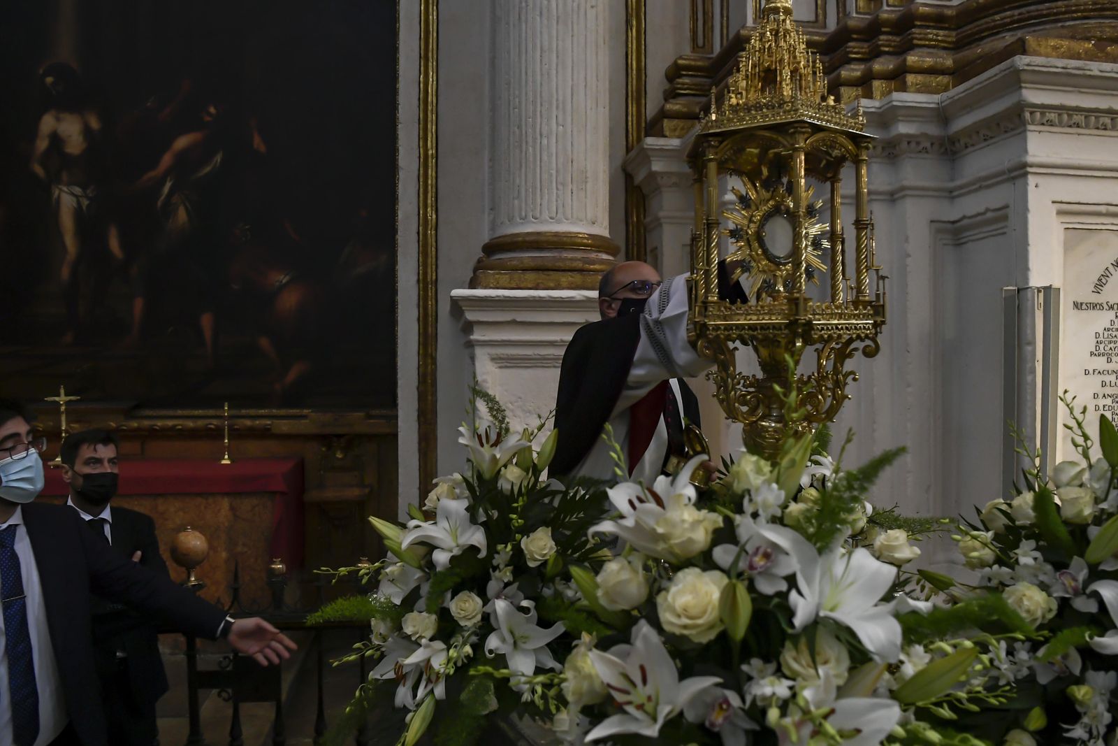 Fotos: la celebración del Corpus Christi 2021 en la Catedral de Granada
