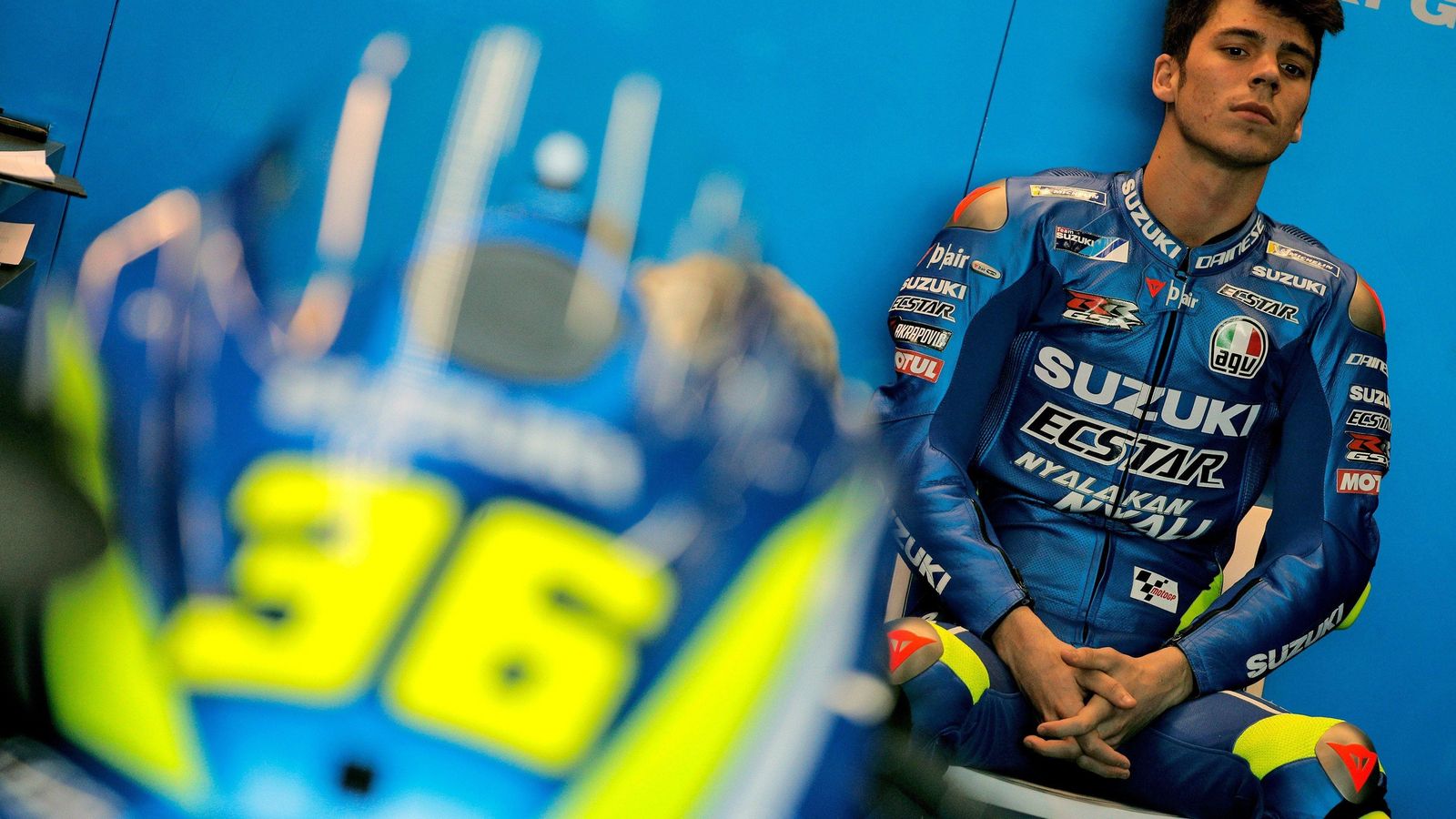 Joan Mir, debutante con la Suzuki del equipo Ecstar.