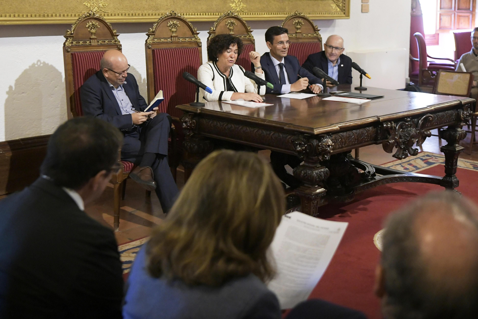 Reunión sobre el  papel de  la  institución académica en la  candidatura para la  sede de  la  futura Agencia  Española  de  Supervisión de  la  Inteligencia  Artificial | Foto de archivo