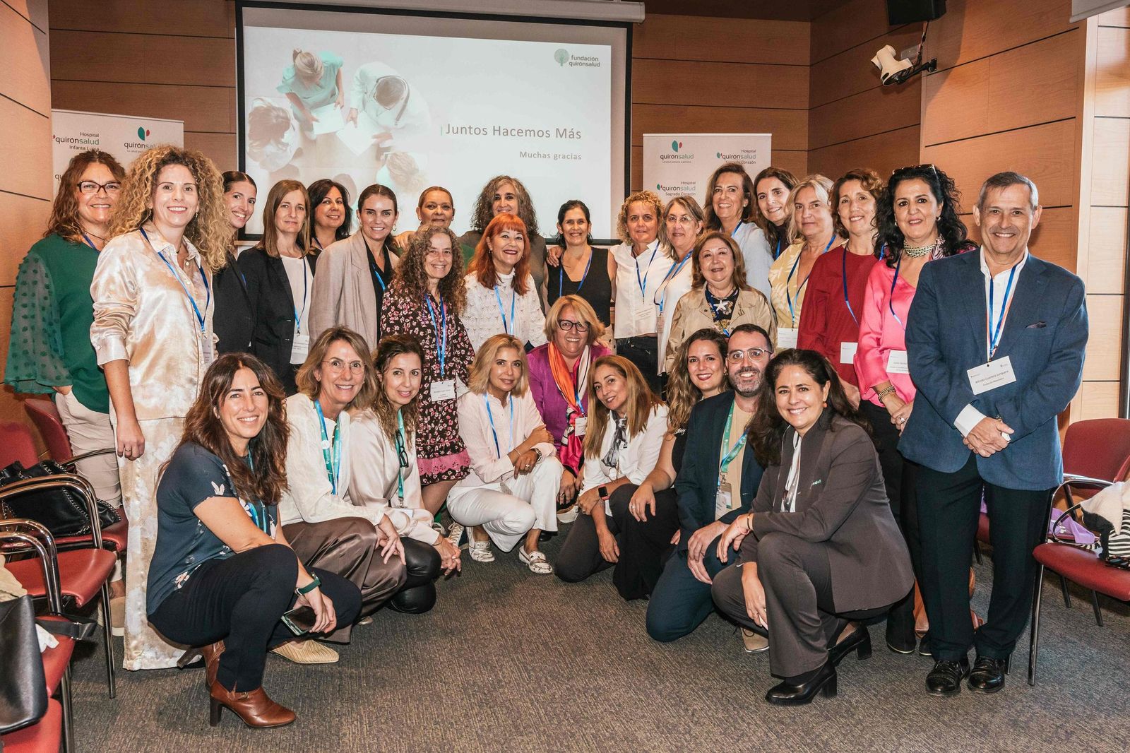 Un momento del encuentro entre asociaciones y pacientes.
