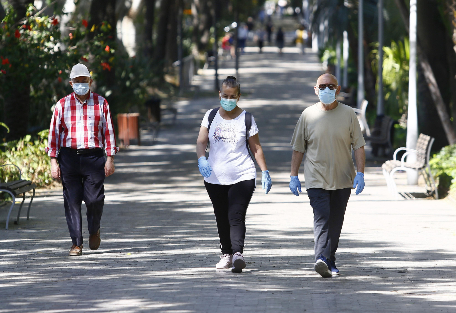 Fotos: Los mayores vuelven a sus paseos