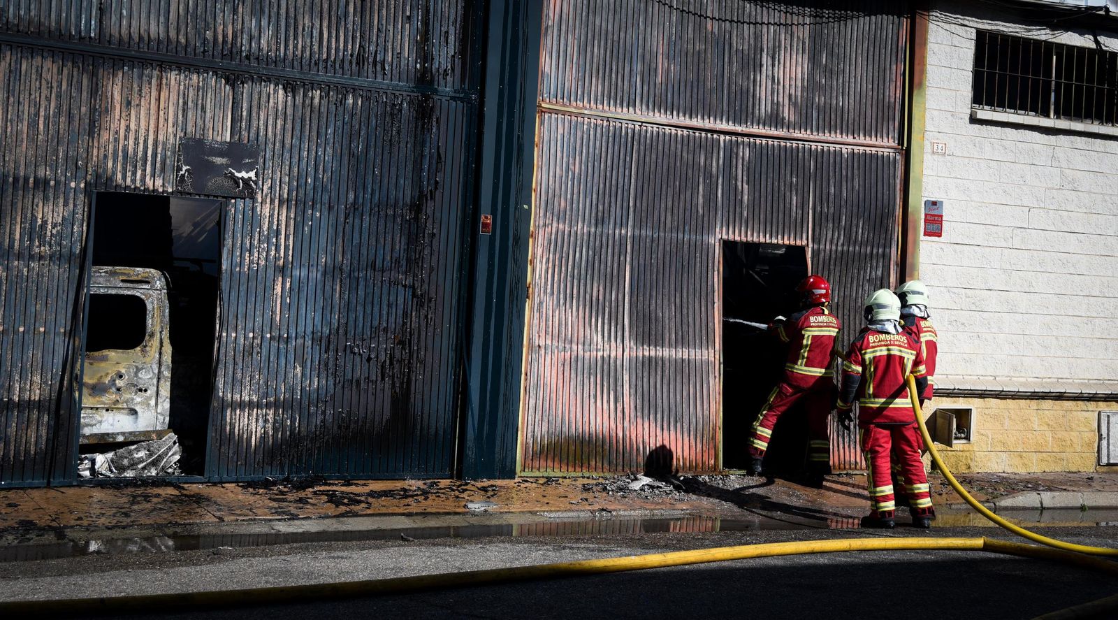 Las imágenes del Incendio en Majaravique