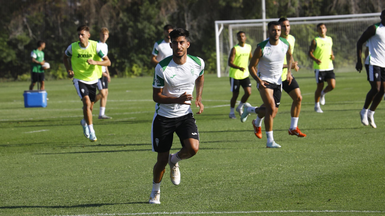 Calderón, durante un entrenamiento en la Ciudad Deportiva.