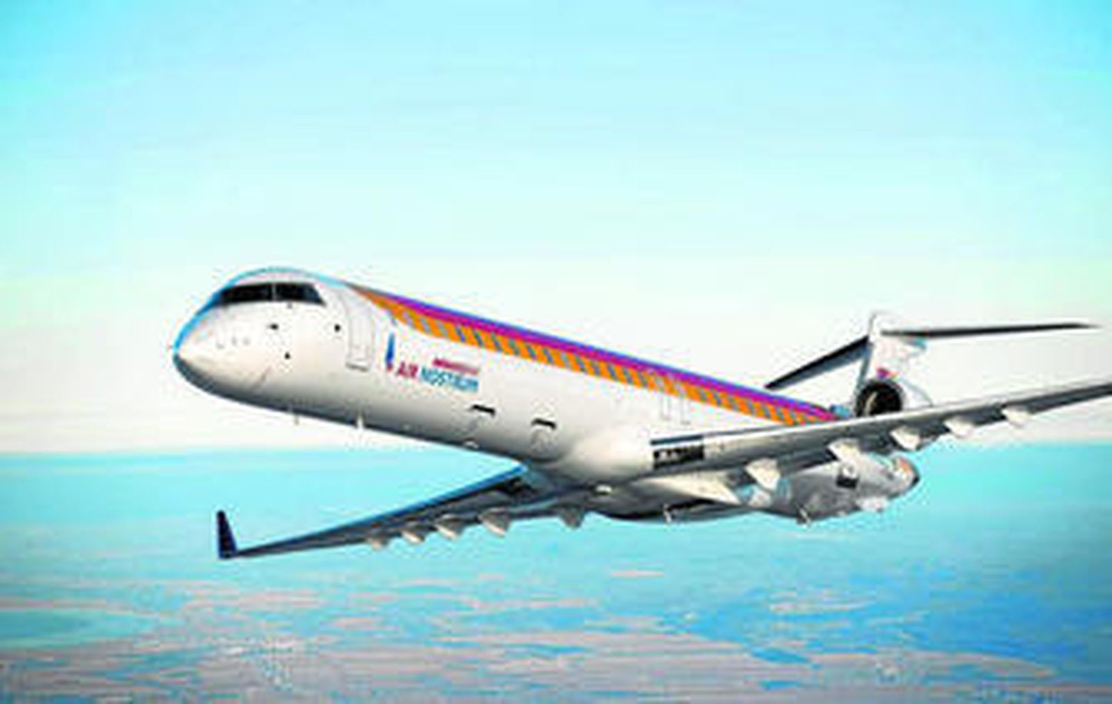 Un avión modelo CRK de la compañía Air Nostrum, similar al que tuvo que regresar hacia el aeropuerto de Jerez.