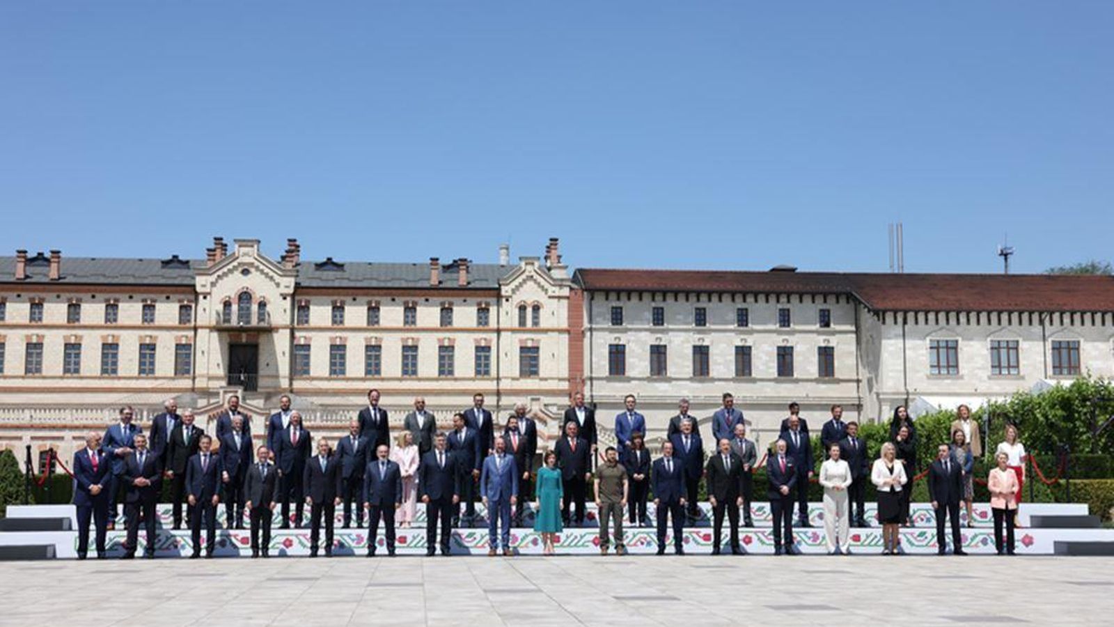 Última reunión de la Comunidad Política Europea, en el castillo de Mimi en Bulboaca, Moldavia, el pasado 1 de junio.