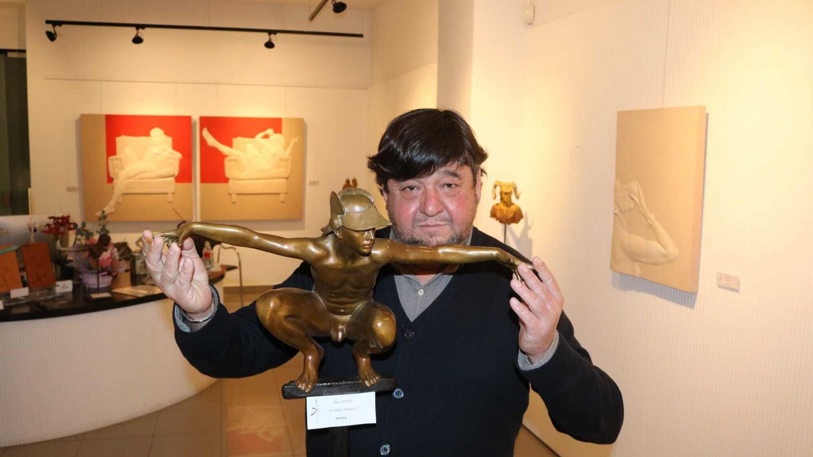 El escultor cordobés José Manuel Belmonte.