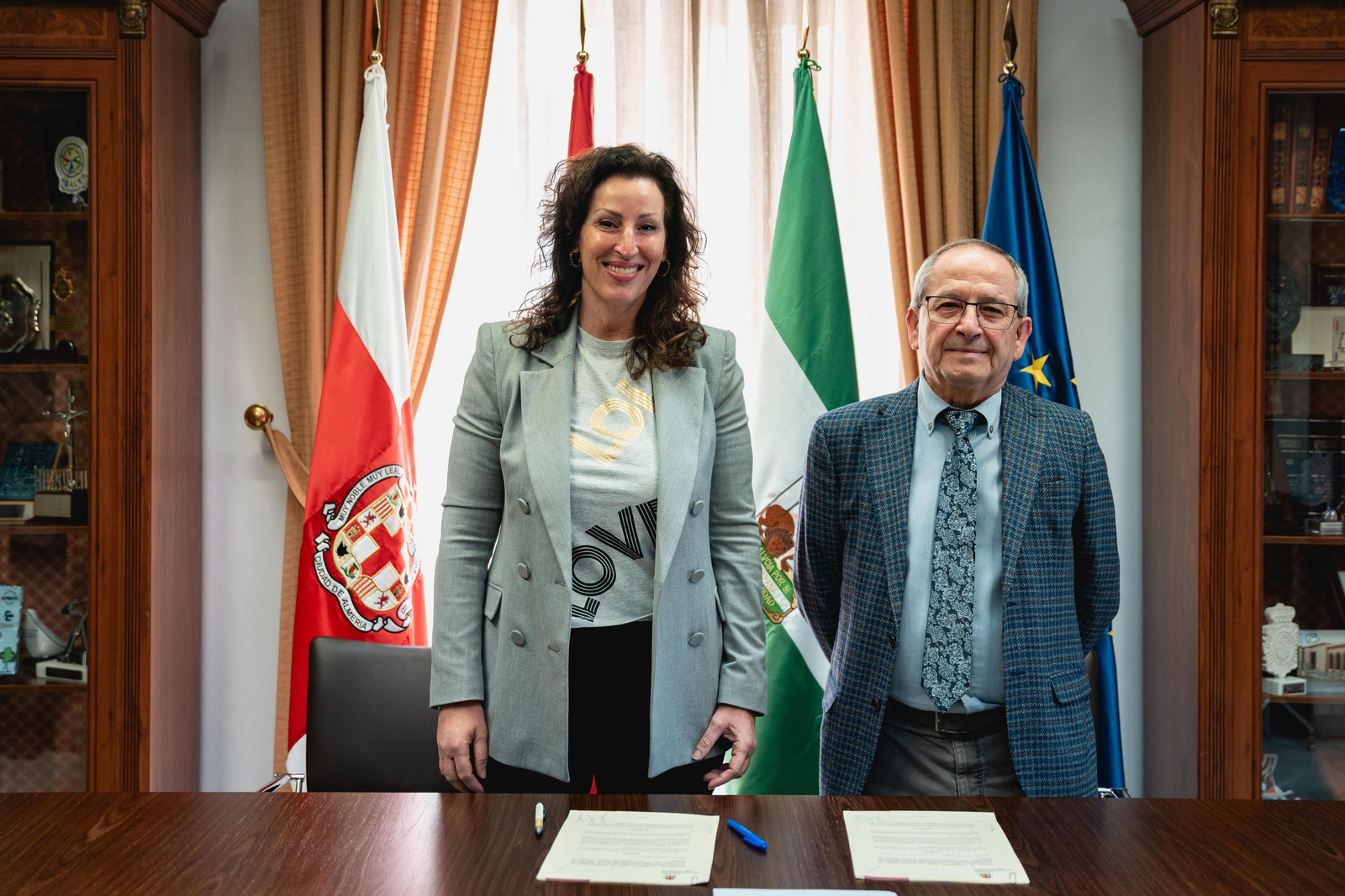 María Vázquez y Luis Cano