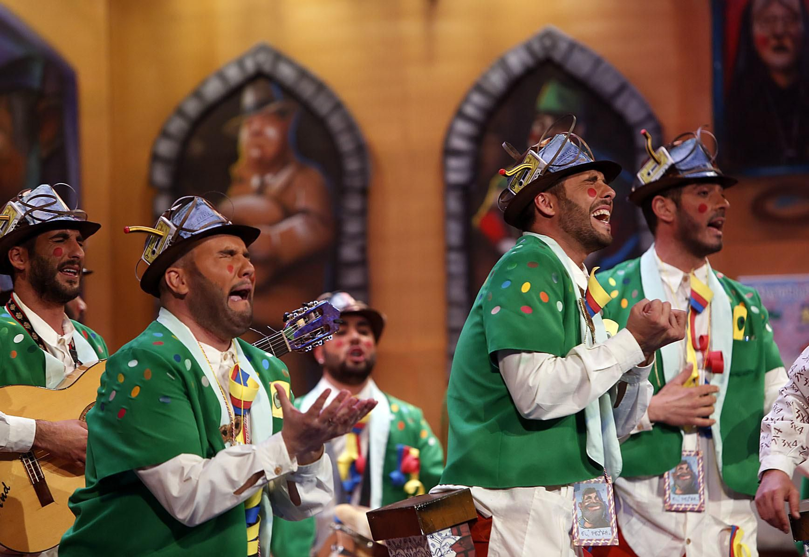 Las imágenes de la sexta función de cuartos