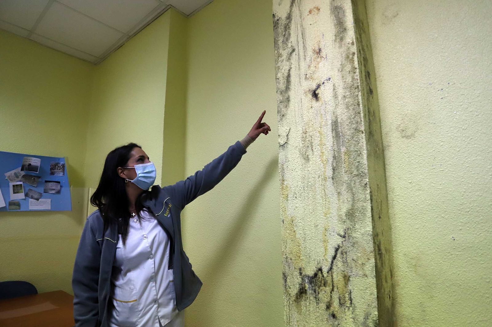 Imágenes del mal estado en el que se encuentra la Unidad de Salud Mental de la Plaza Houston