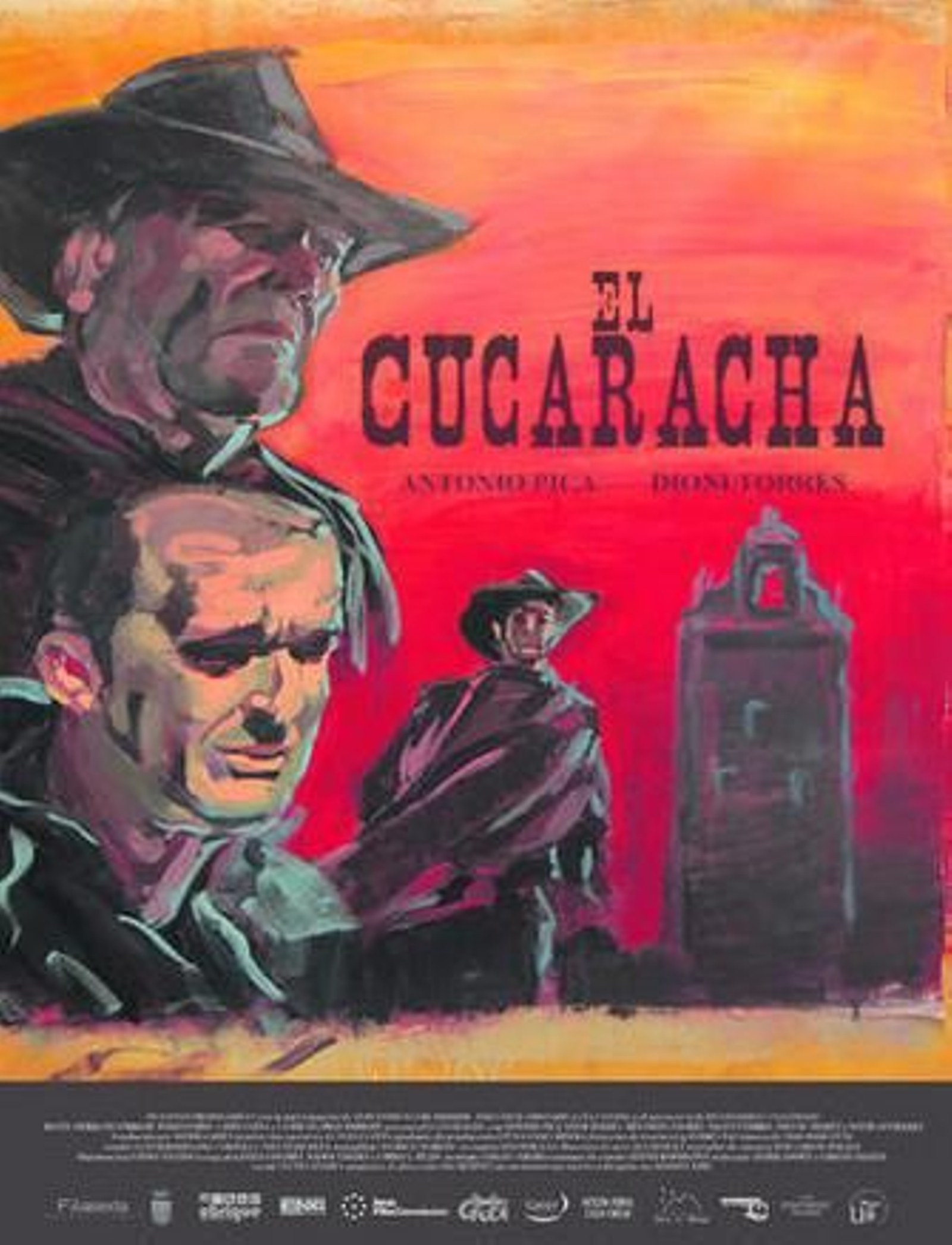 Cartel del corto El cucaracha.