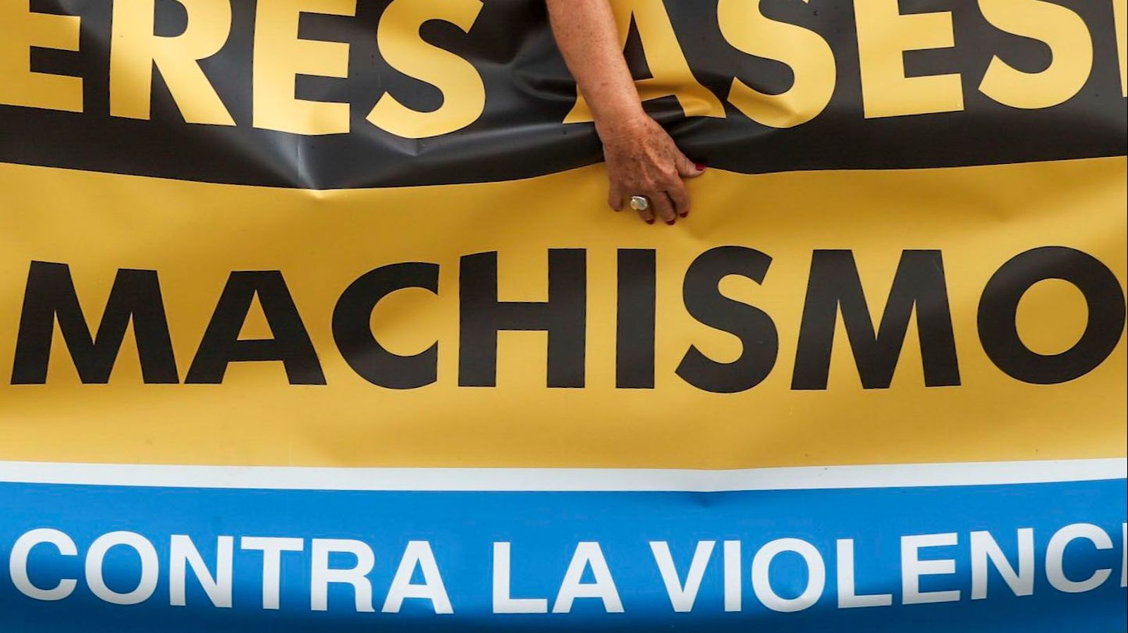 Imagen de archivo de una manifestación contra la violencia machista.