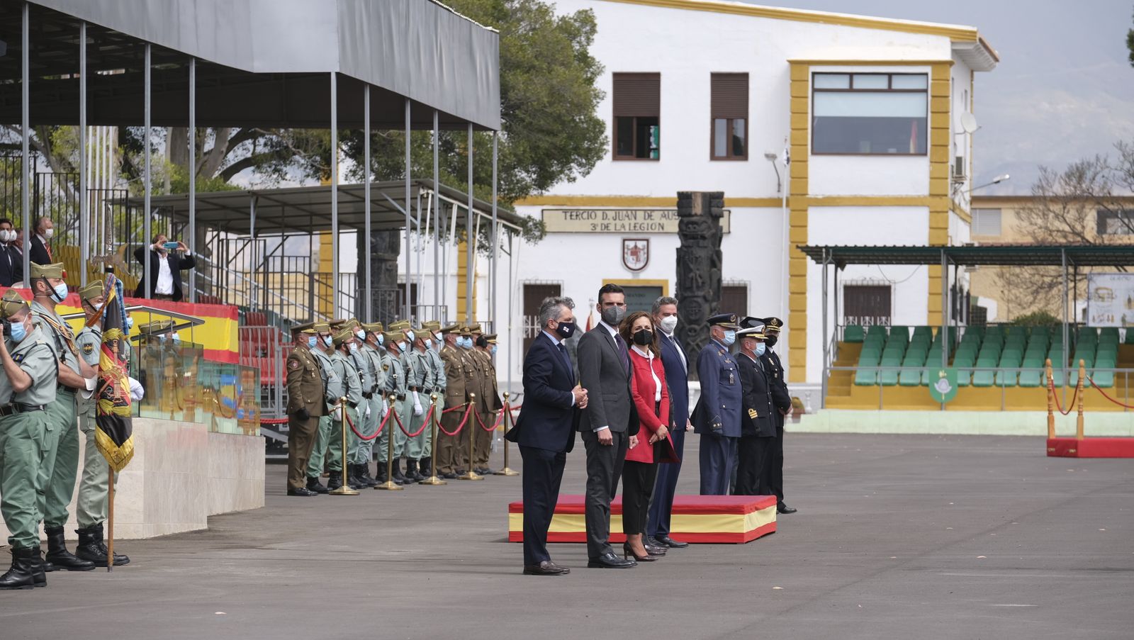 Fotogalería toma de posesión del General Melchor Marín Elvira. La Legión. Almería