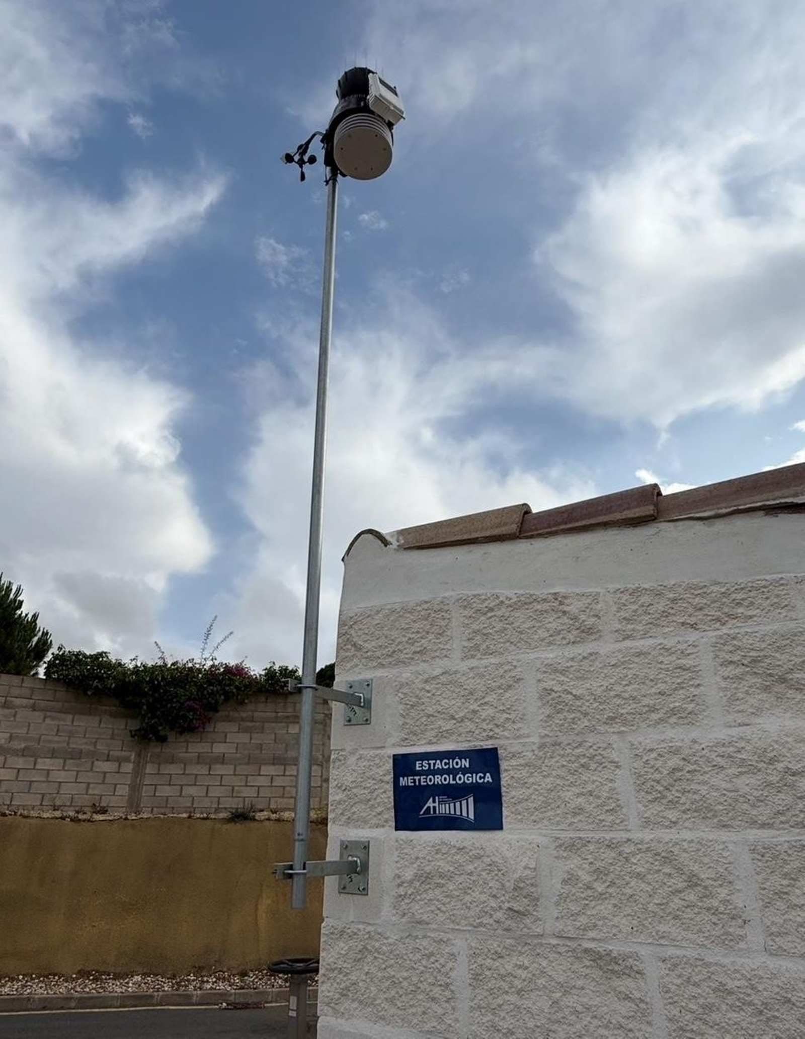 La nueva estación meteorológica de Aguas de Huelva.