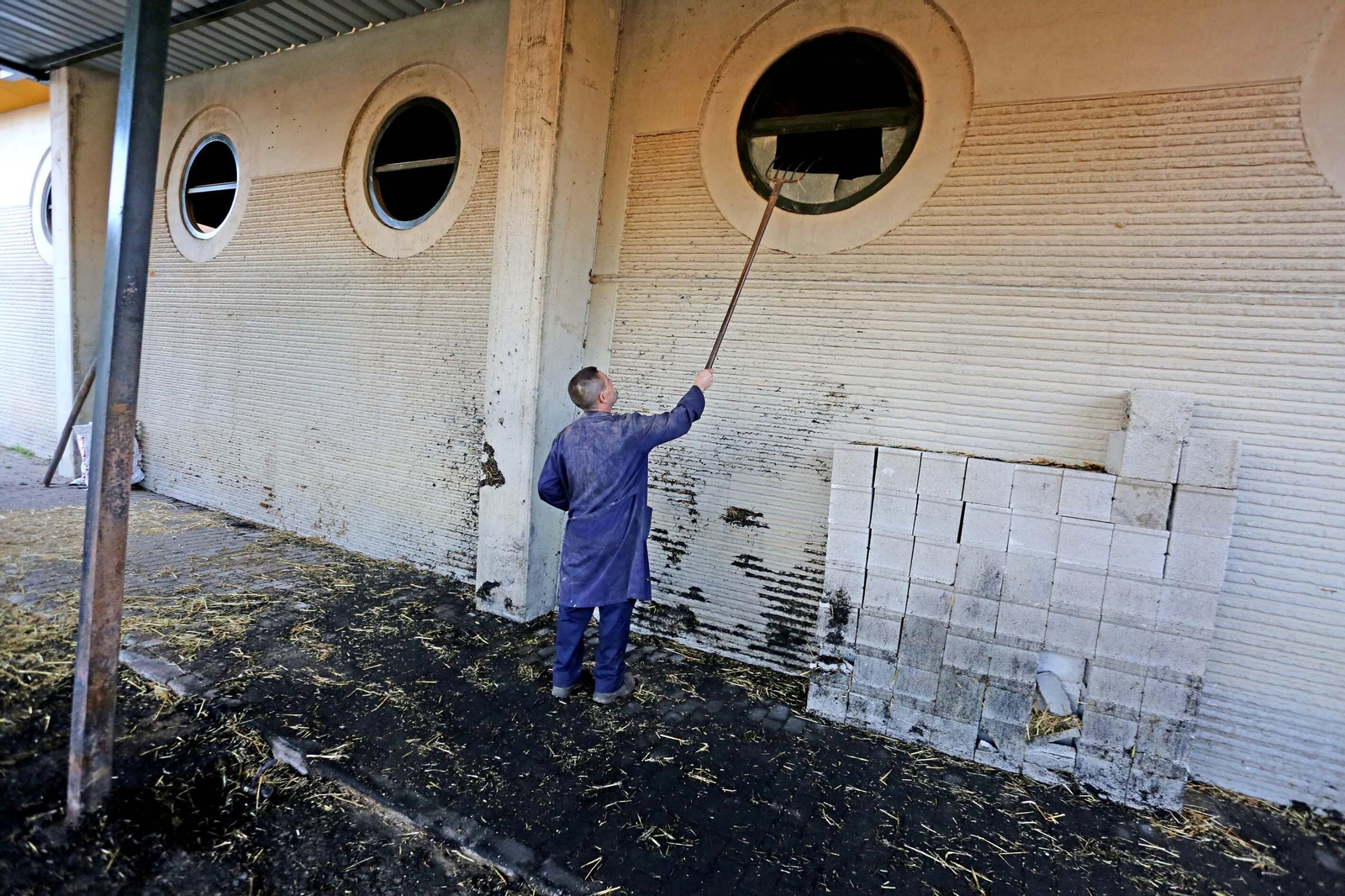 Incendio en las cuadras de chapín
