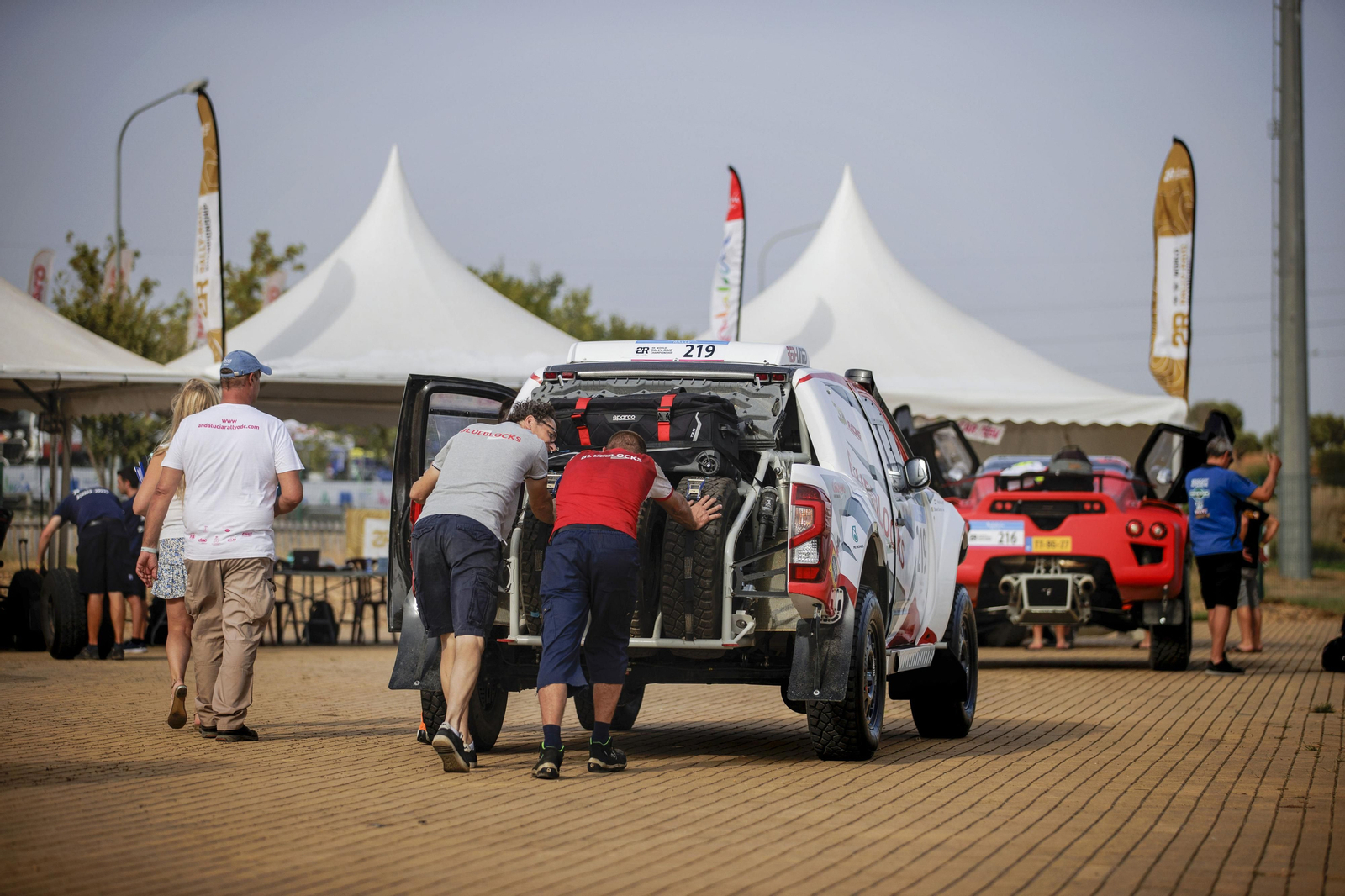 Las imágenes del 'Dakar' de Dos Hermanas