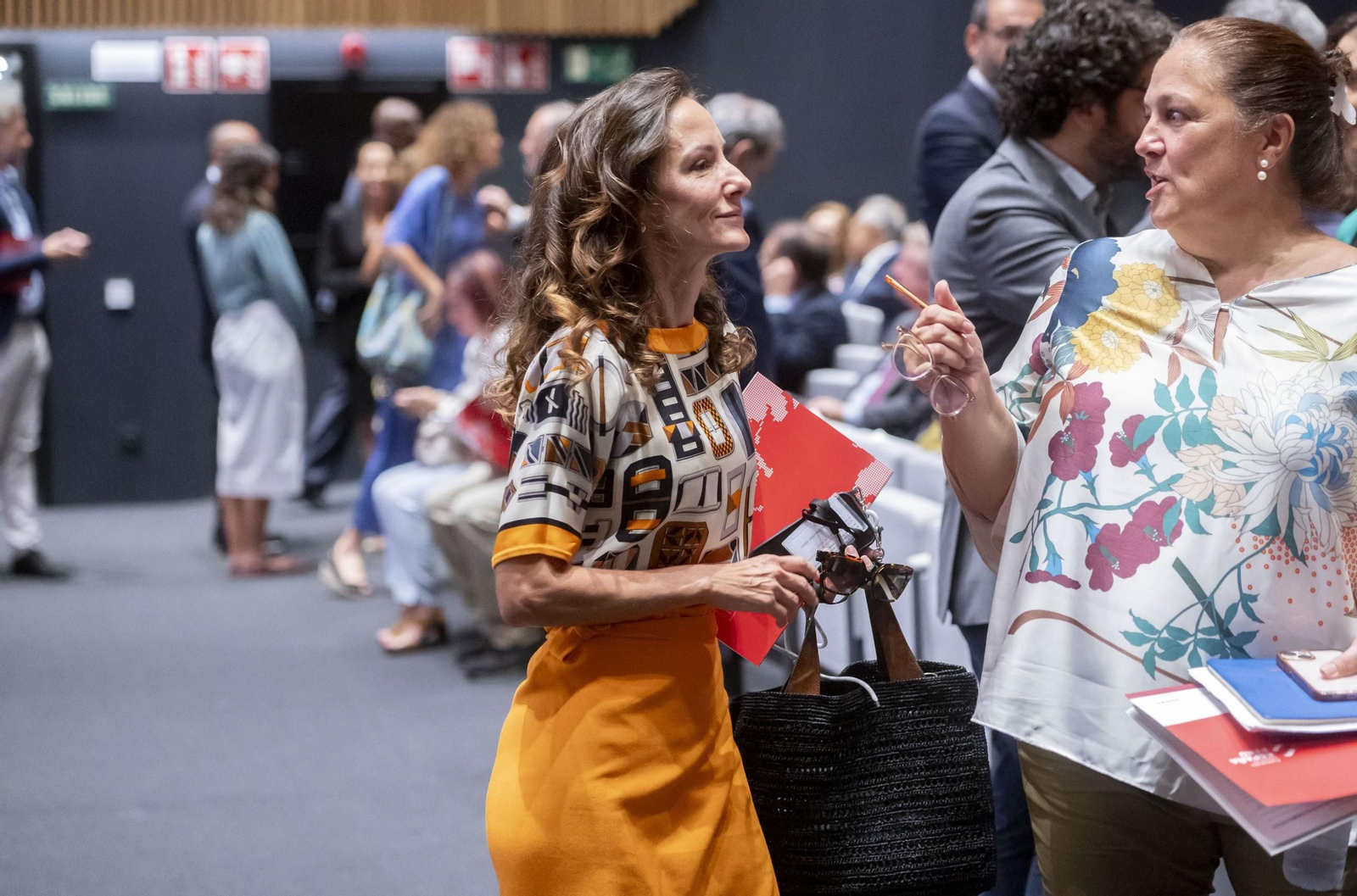 Telma Ortiz el pasado día 4 en la presentación de la Estrategia de Acción Exterior de España 2025-2028, en la sede madrileña de Marqués de Salamanca