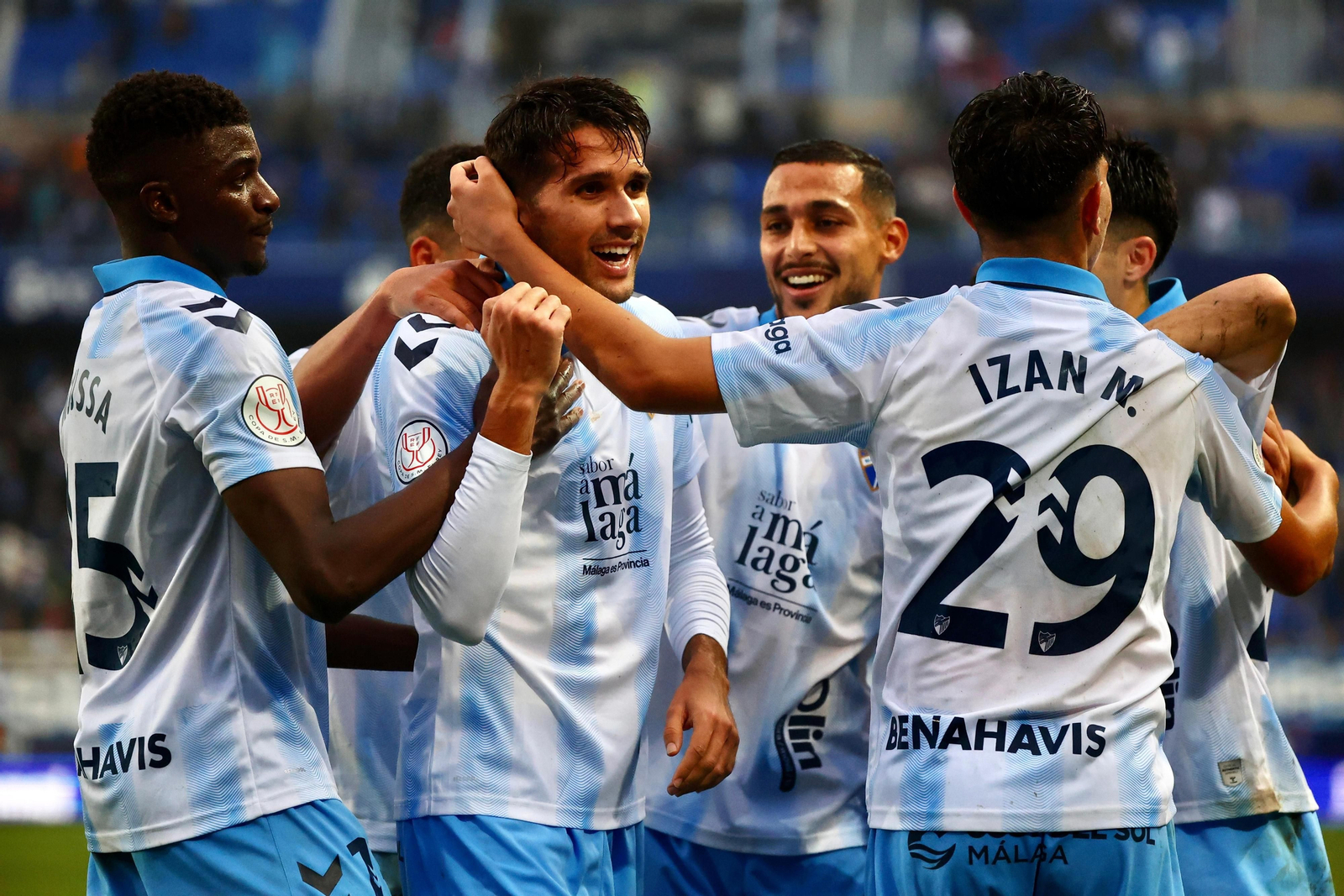 El Málaga CF - Eldense, en fotos