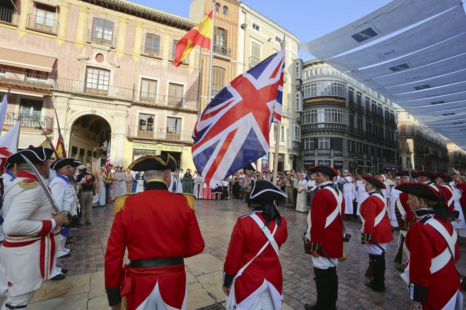 Las fotos del desfile en Málaga en recuerdo a Bernardo de Gálvez