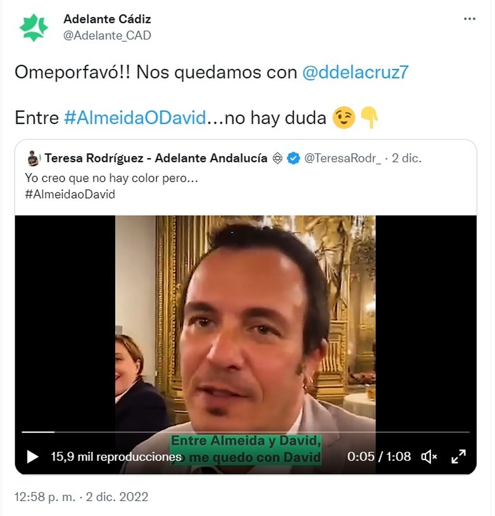 tuit David de la Cruz